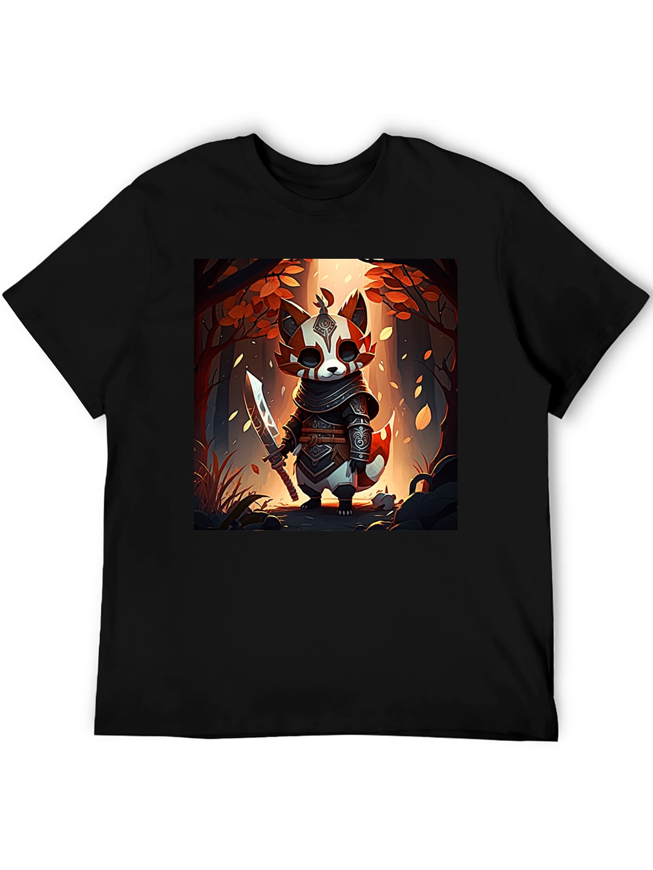 Warrior Raccoon Graphic Tee