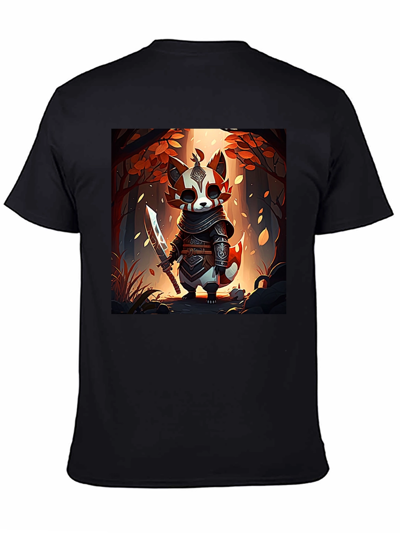 Warrior Raccoon Graphic Tee