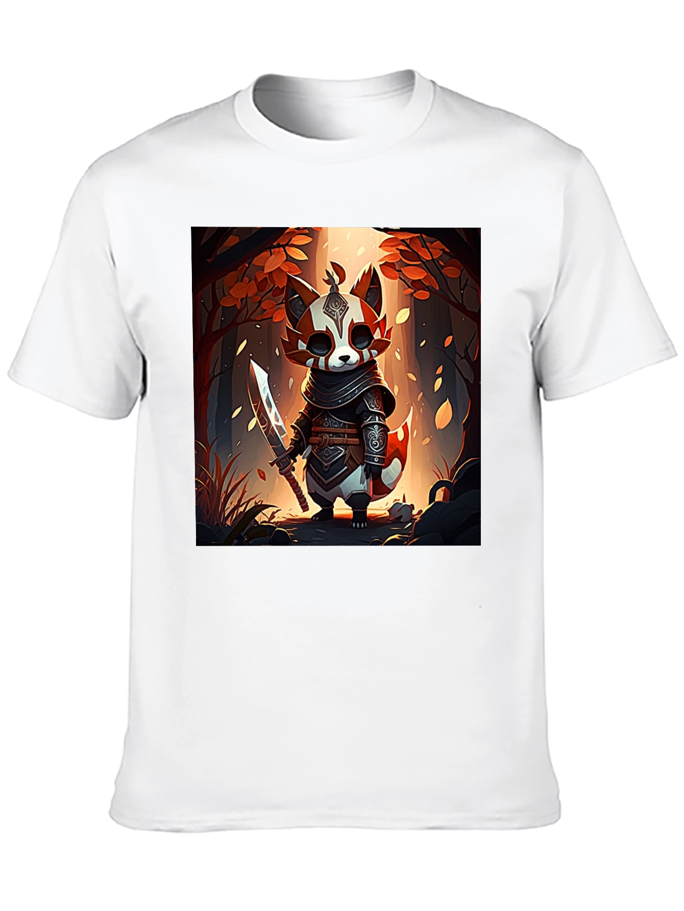 Warrior Raccoon Graphic Tee