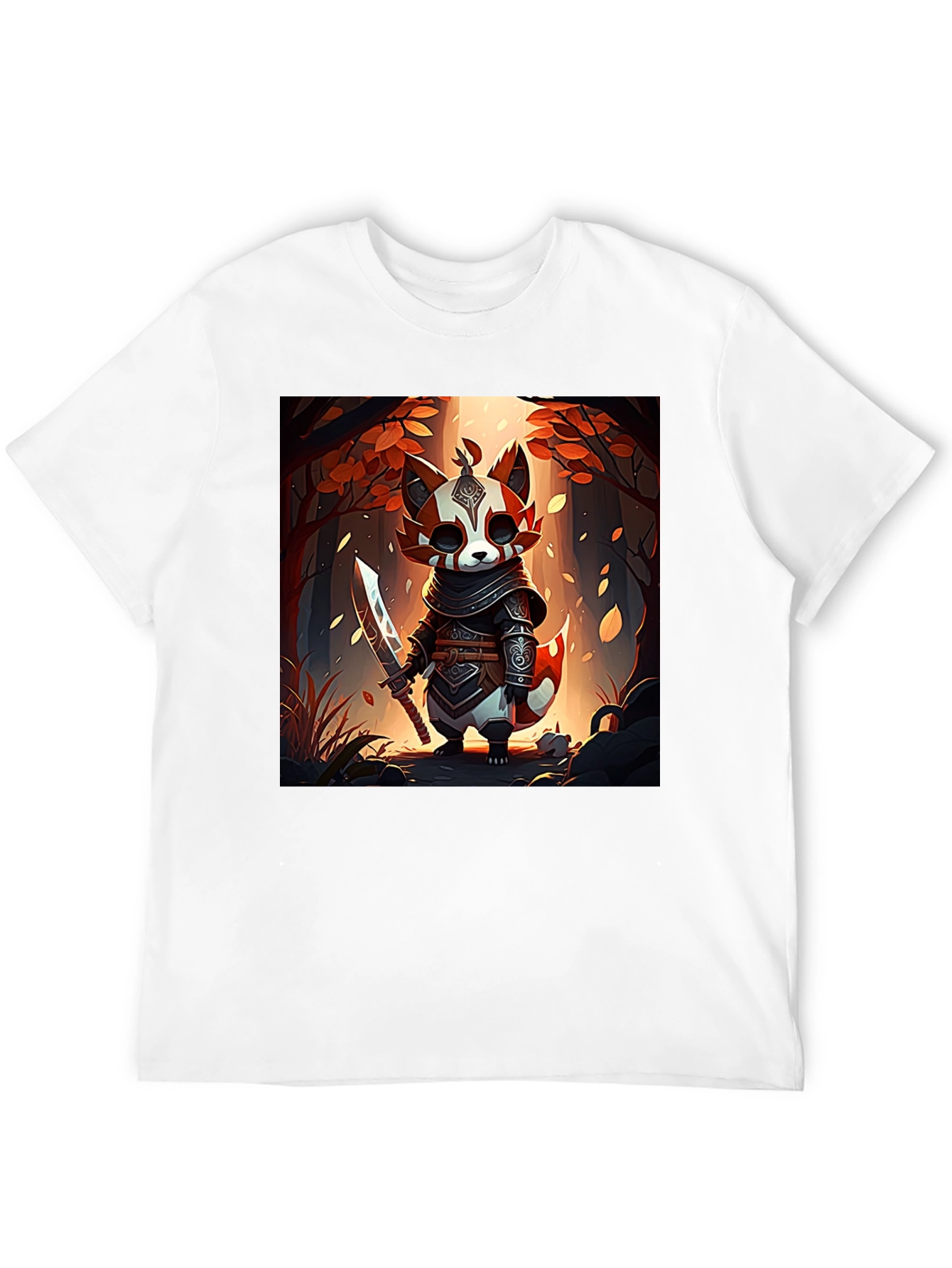 Warrior Raccoon Graphic Tee