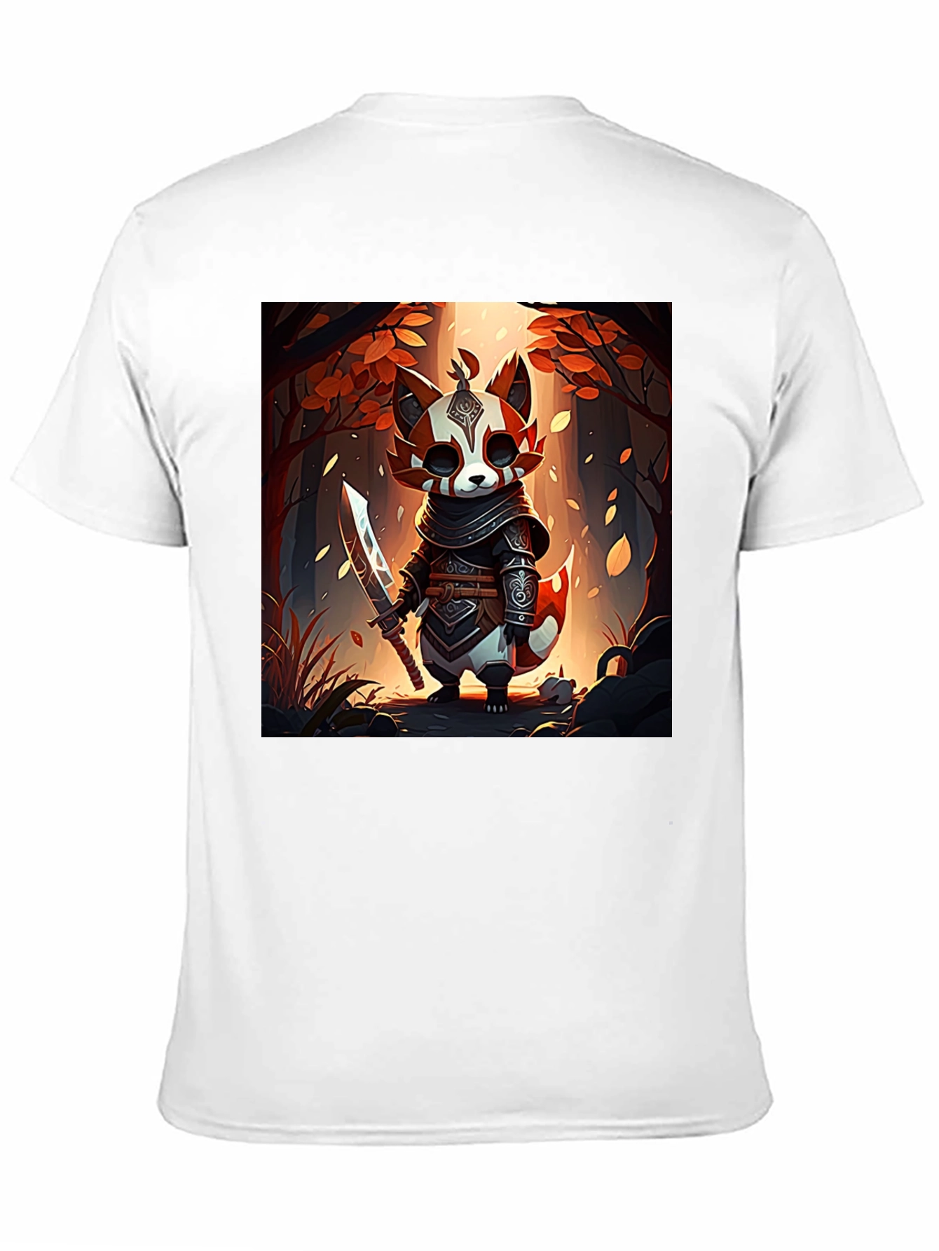 Warrior Raccoon Graphic Tee
