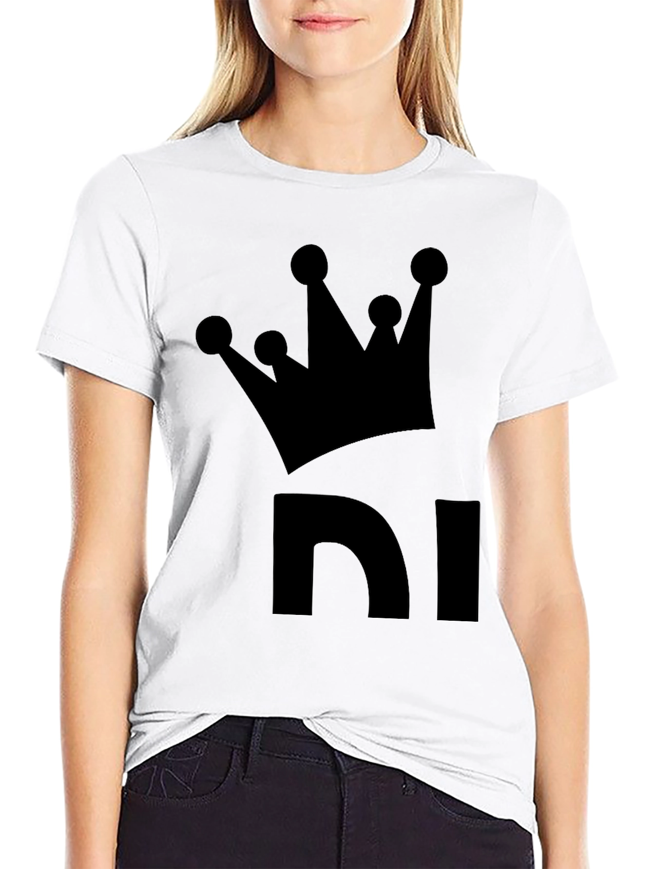 King NI Black T-Shirt - Crown Graphic Tee