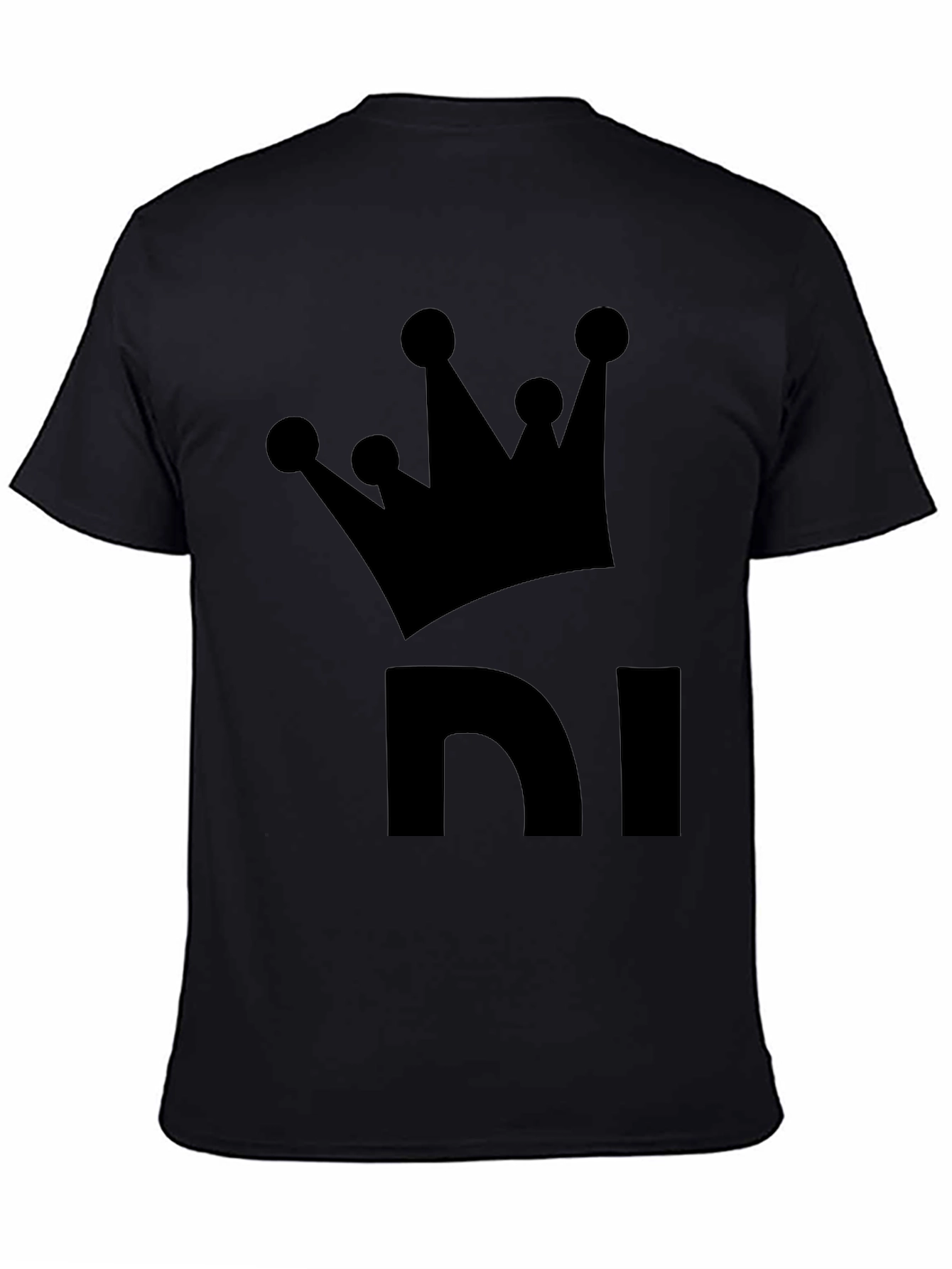 King NI Black T-Shirt - Crown Graphic Tee