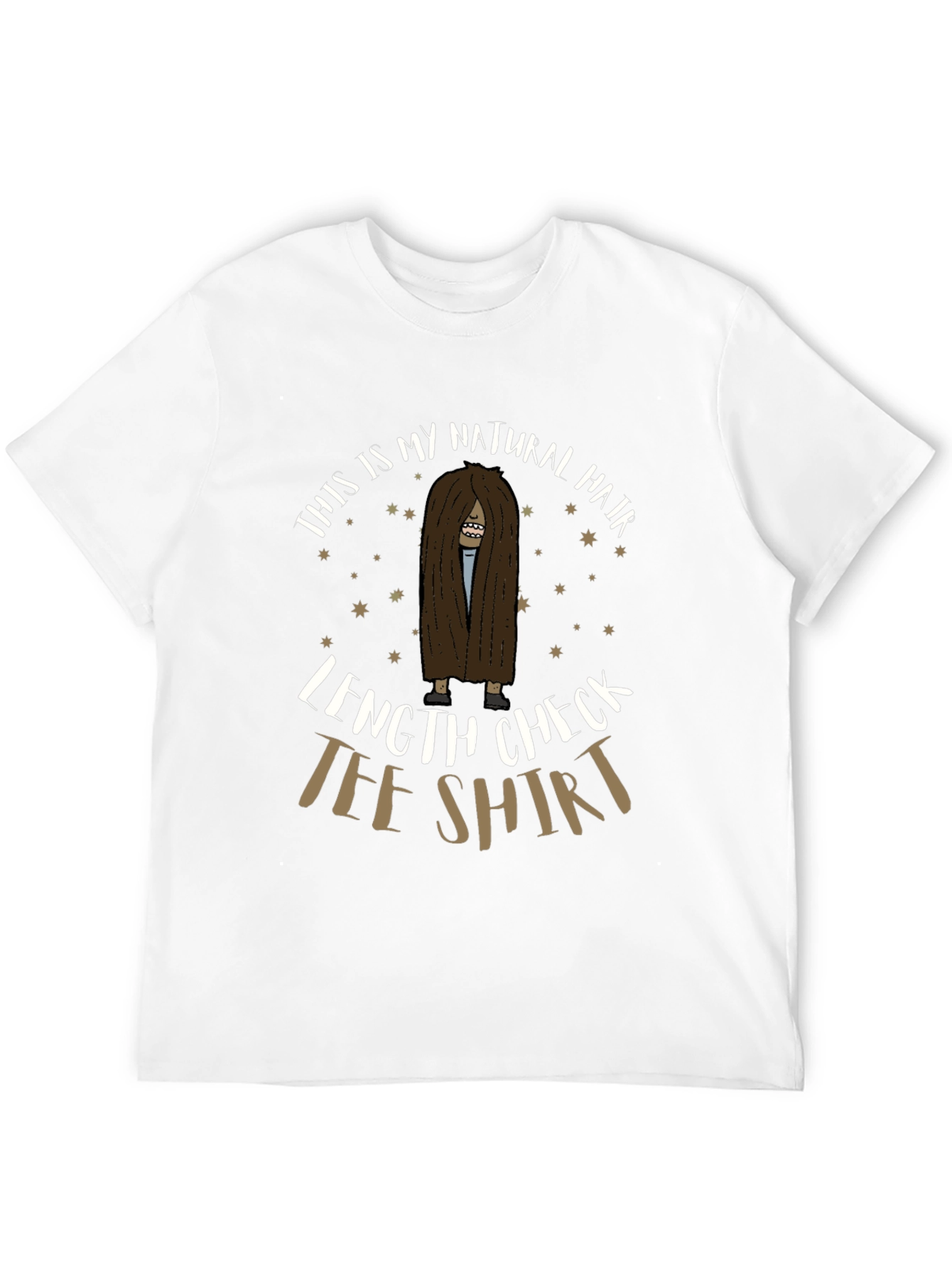 Natural Hair Length Check Tee
