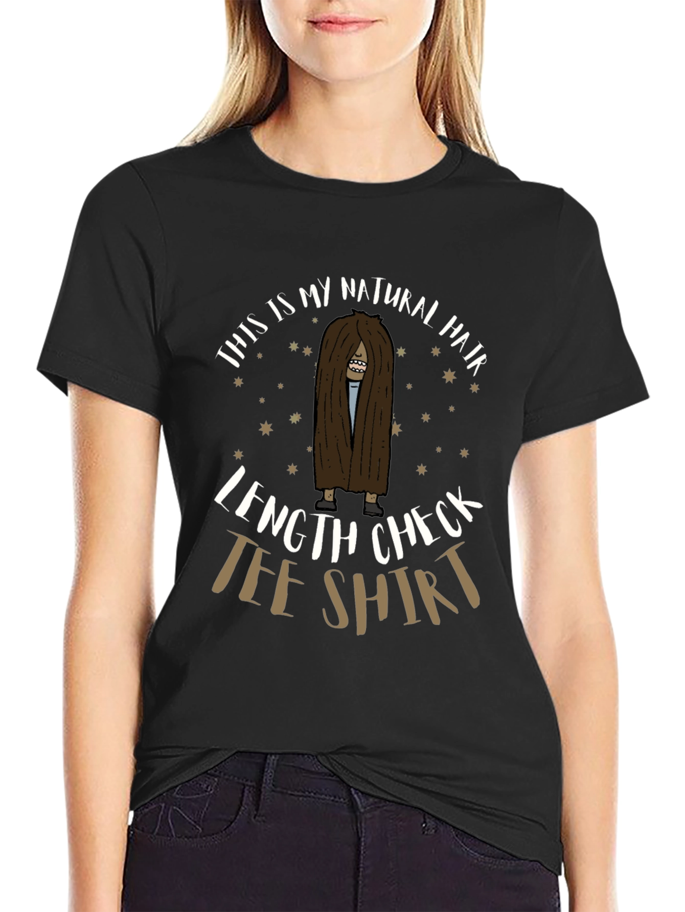 Natural Hair Length Check Tee