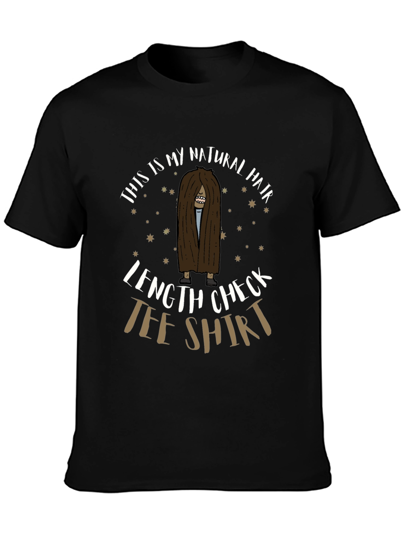 Natural Hair Length Check Tee