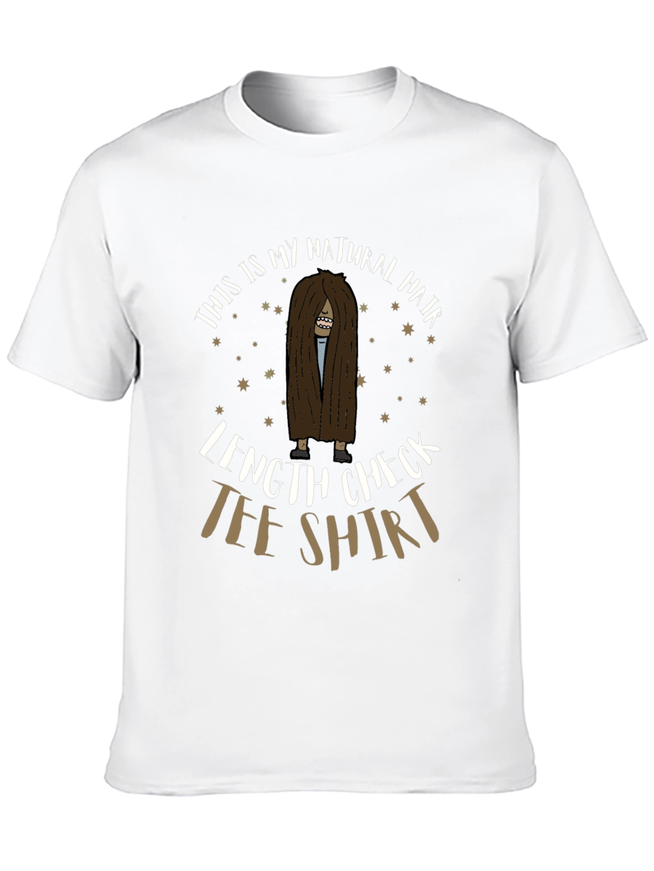 Natural Hair Length Check Tee