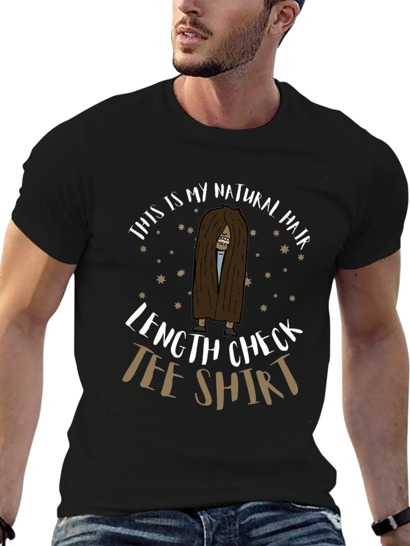 Natural Hair Length Check Tee