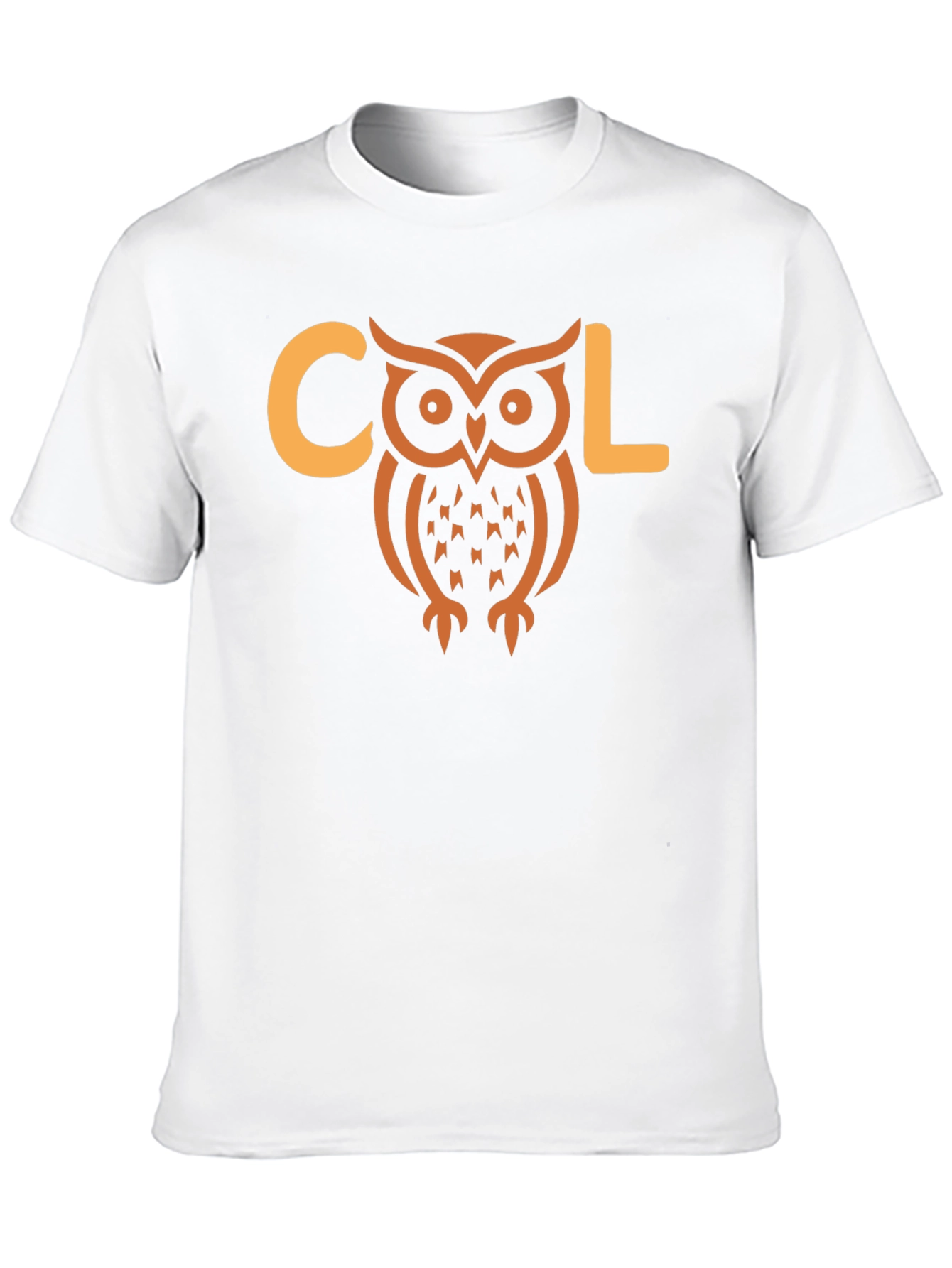 Cool Owl Graphic T-Shirt - Black Cotton Tee
