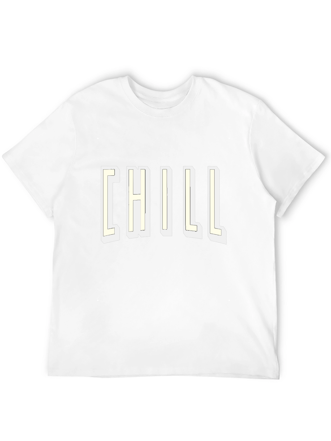 Chill Graphic Tee - Casual Black T-Shirt