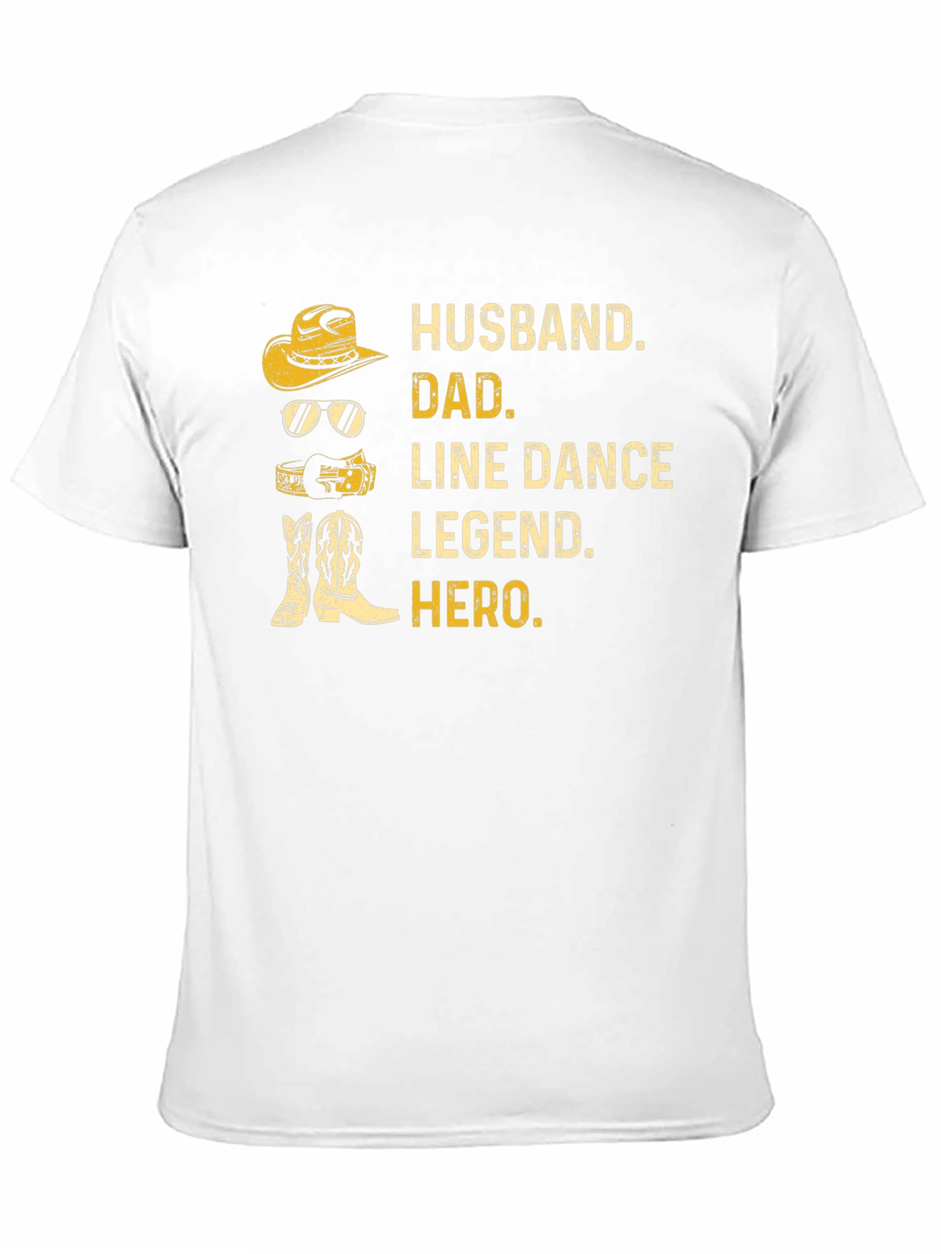 Husband Dad Line Dance Legend Hero - Graphic T-Shirt