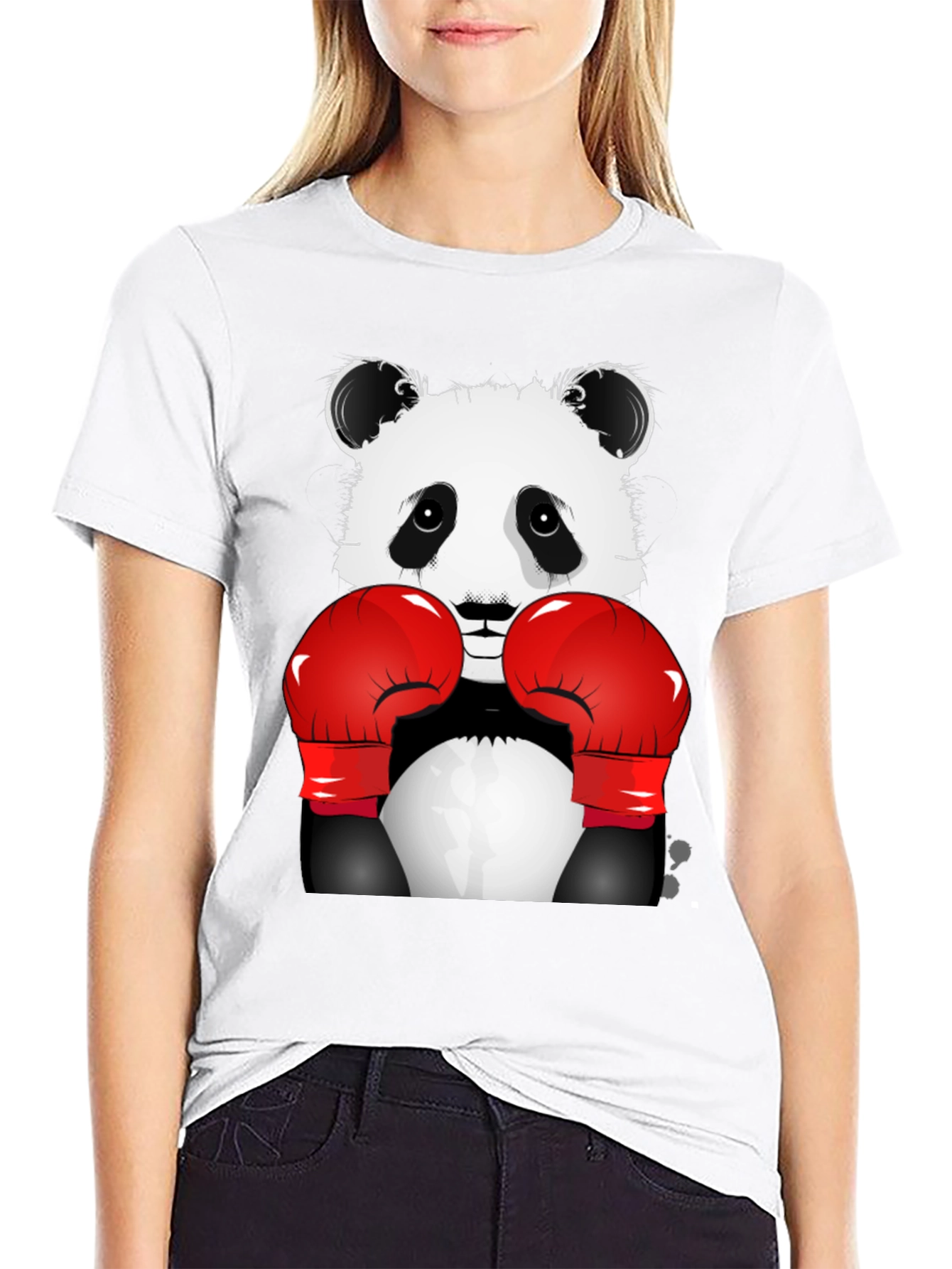 Panda Boxer Graphic T-Shirt