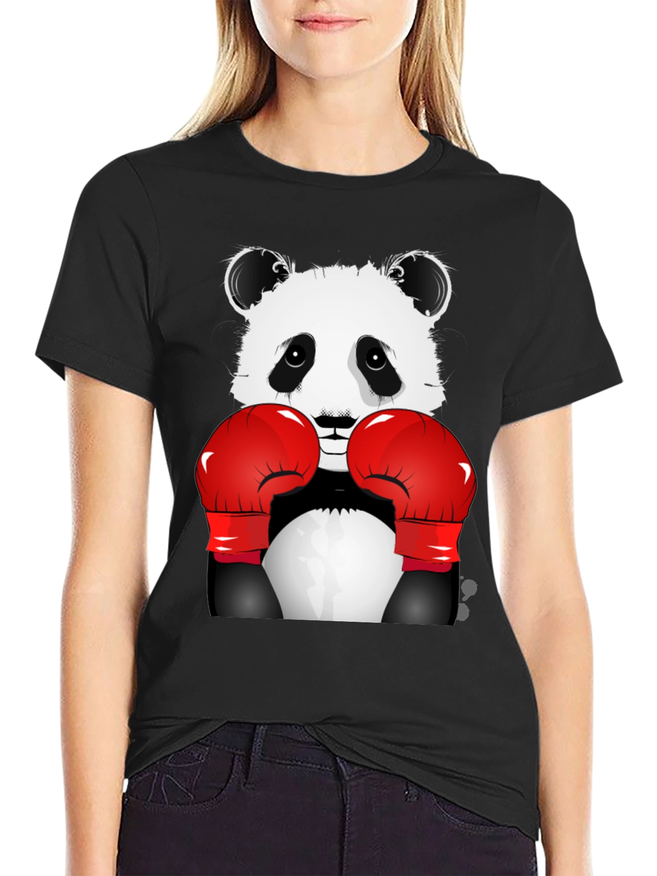 Panda Boxer Graphic T-Shirt