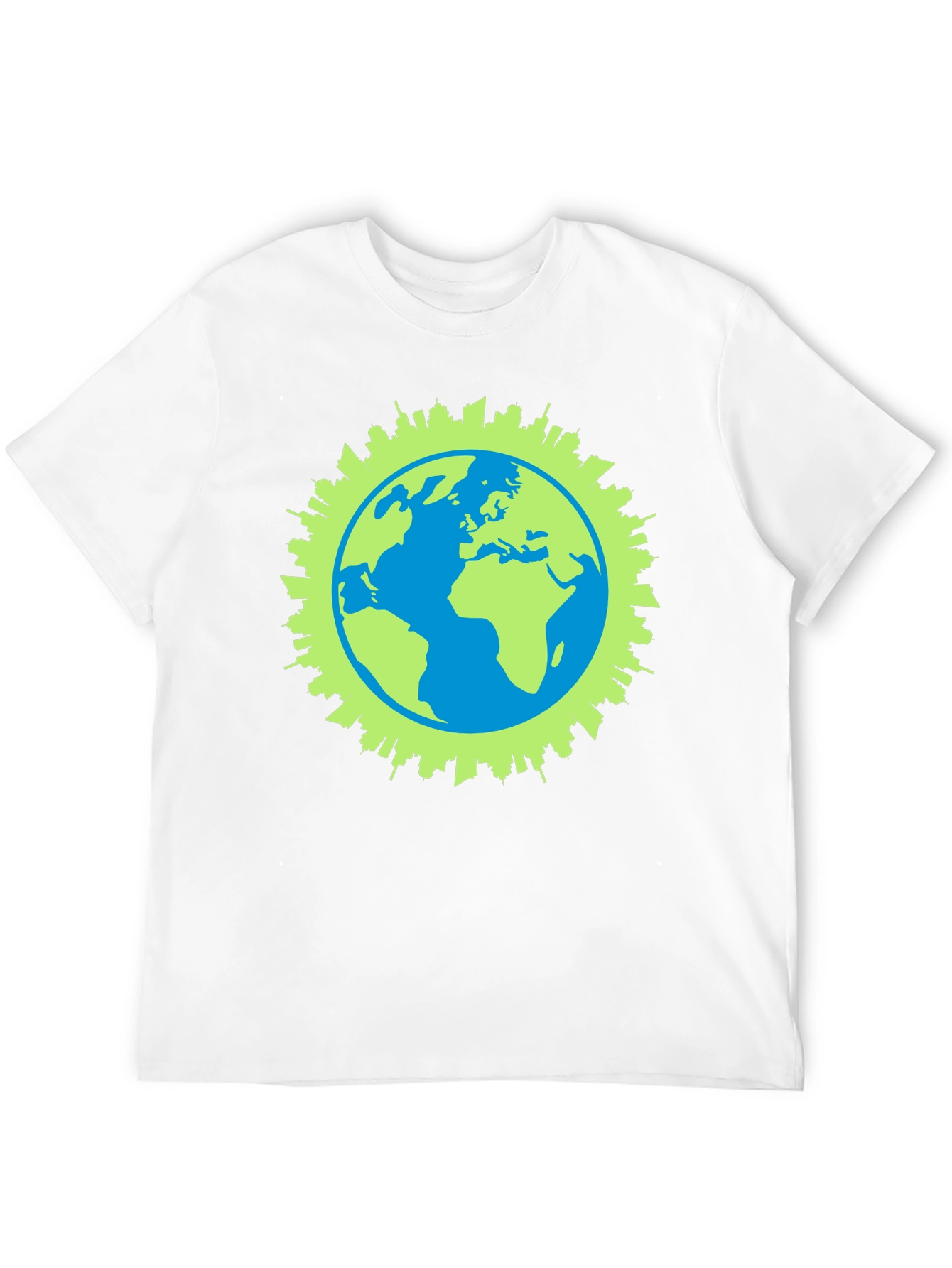 Eco-Friendly Earth Graphic T-Shirt