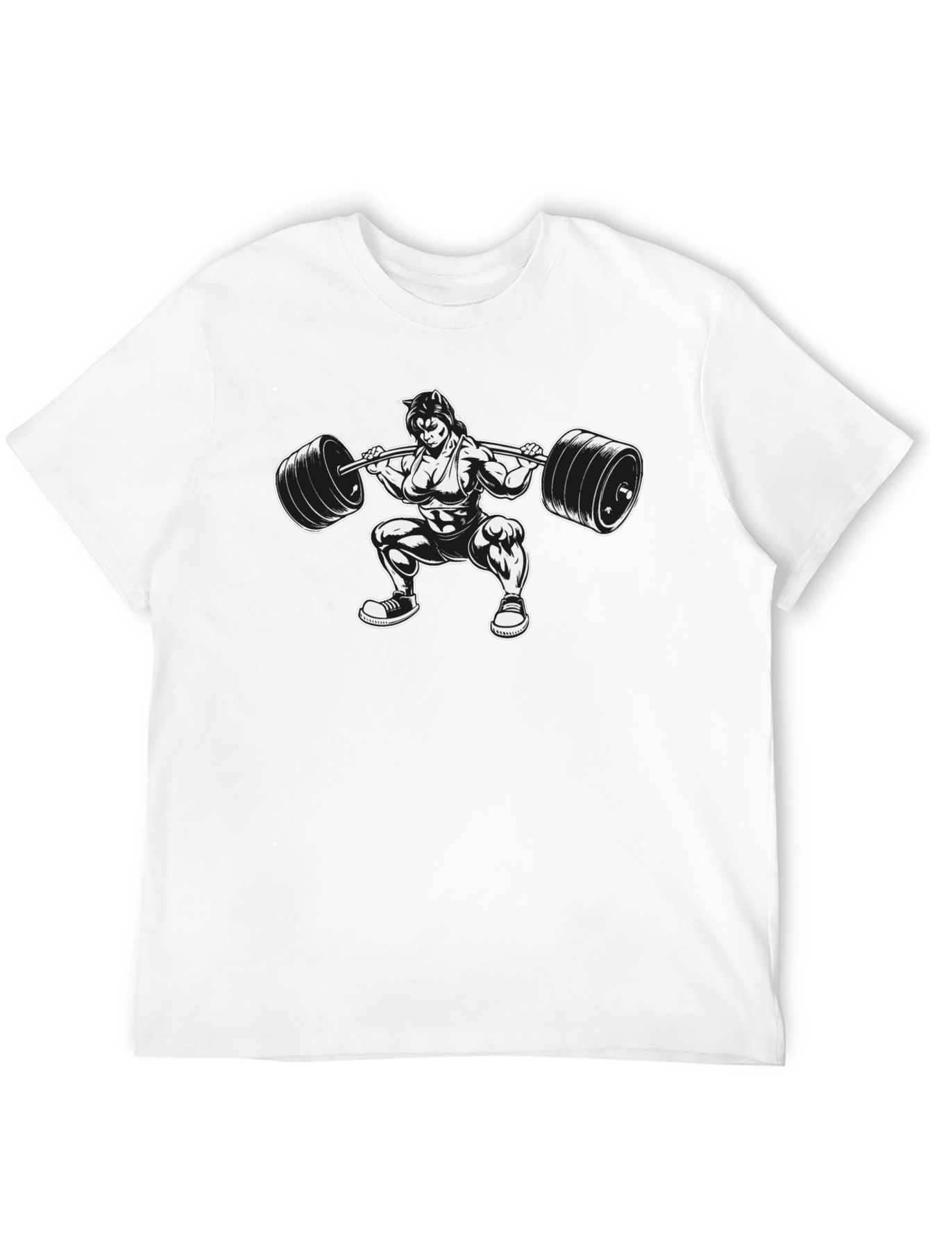 Weightlifting Woman Black T-Shirt