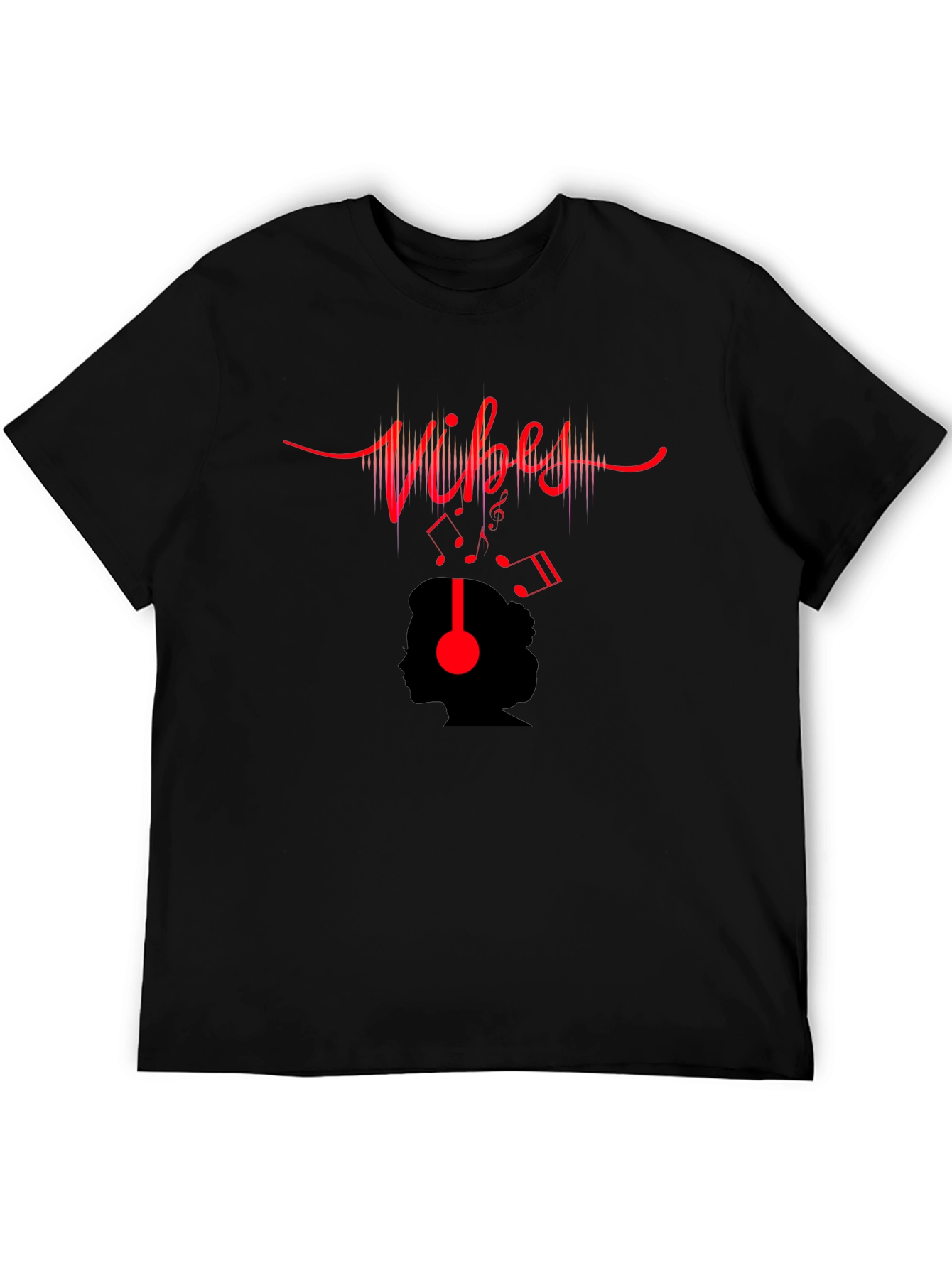 Vibes Music T-Shirt - Black