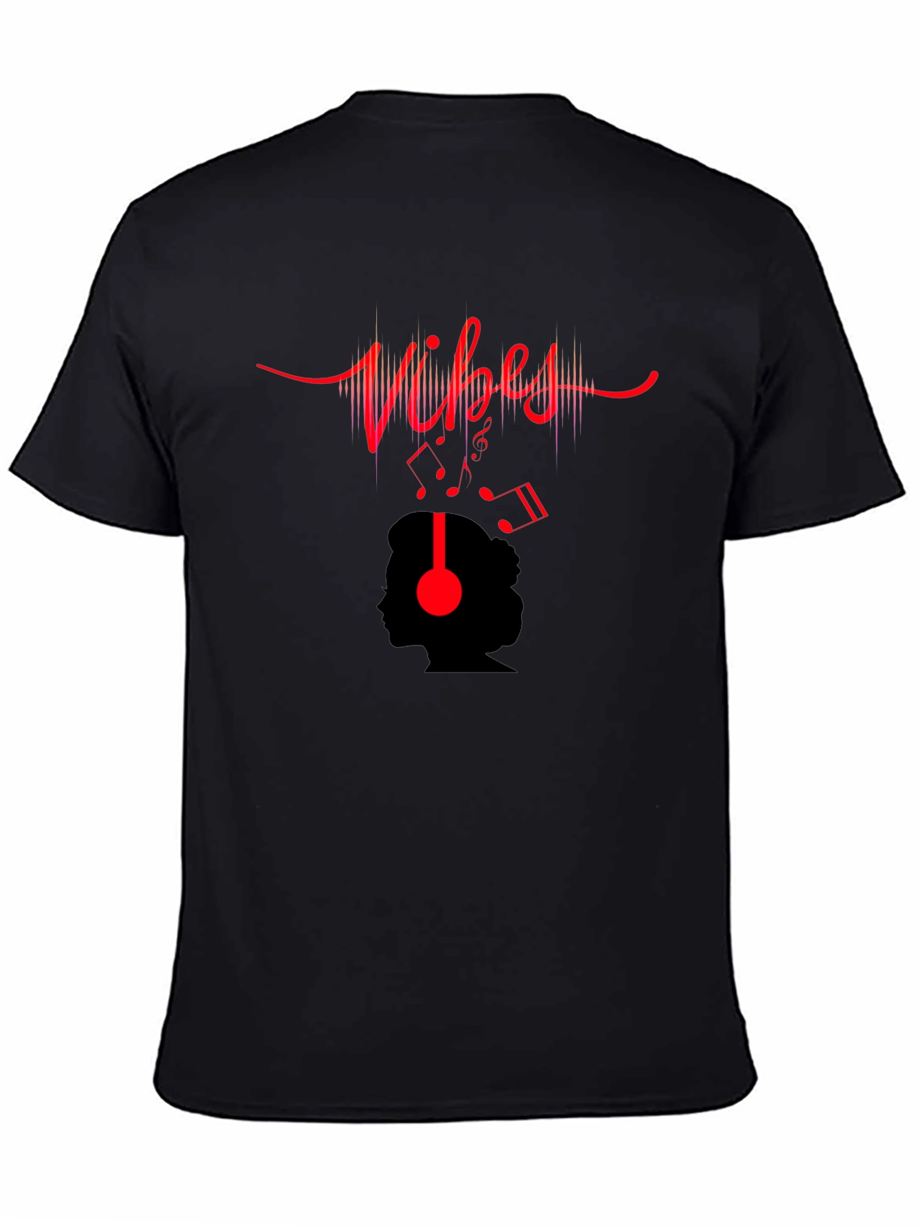 Vibes Music T-Shirt - Black