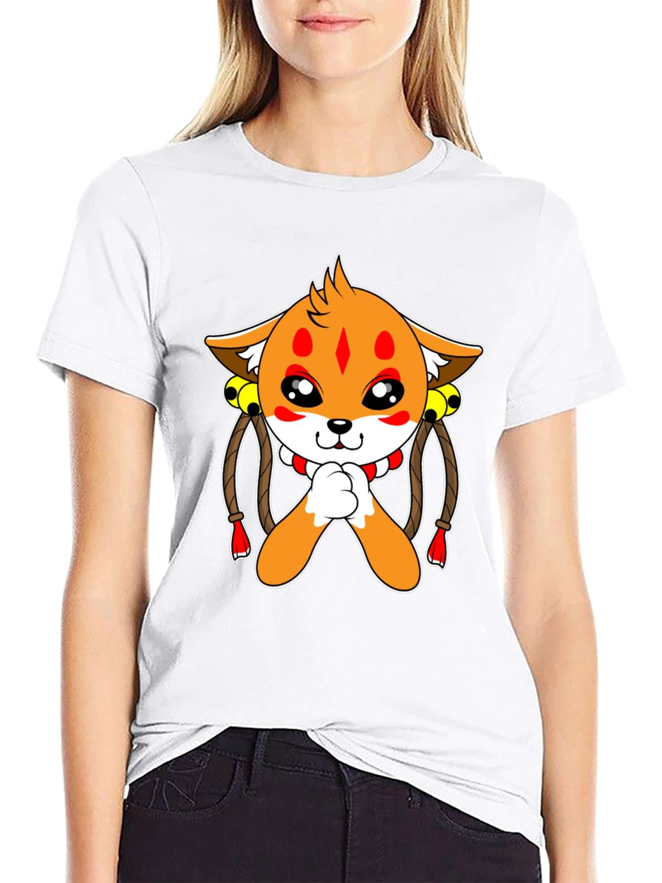 Cute Cartoon Fox T-Shirt - Unique Graphic Tee
