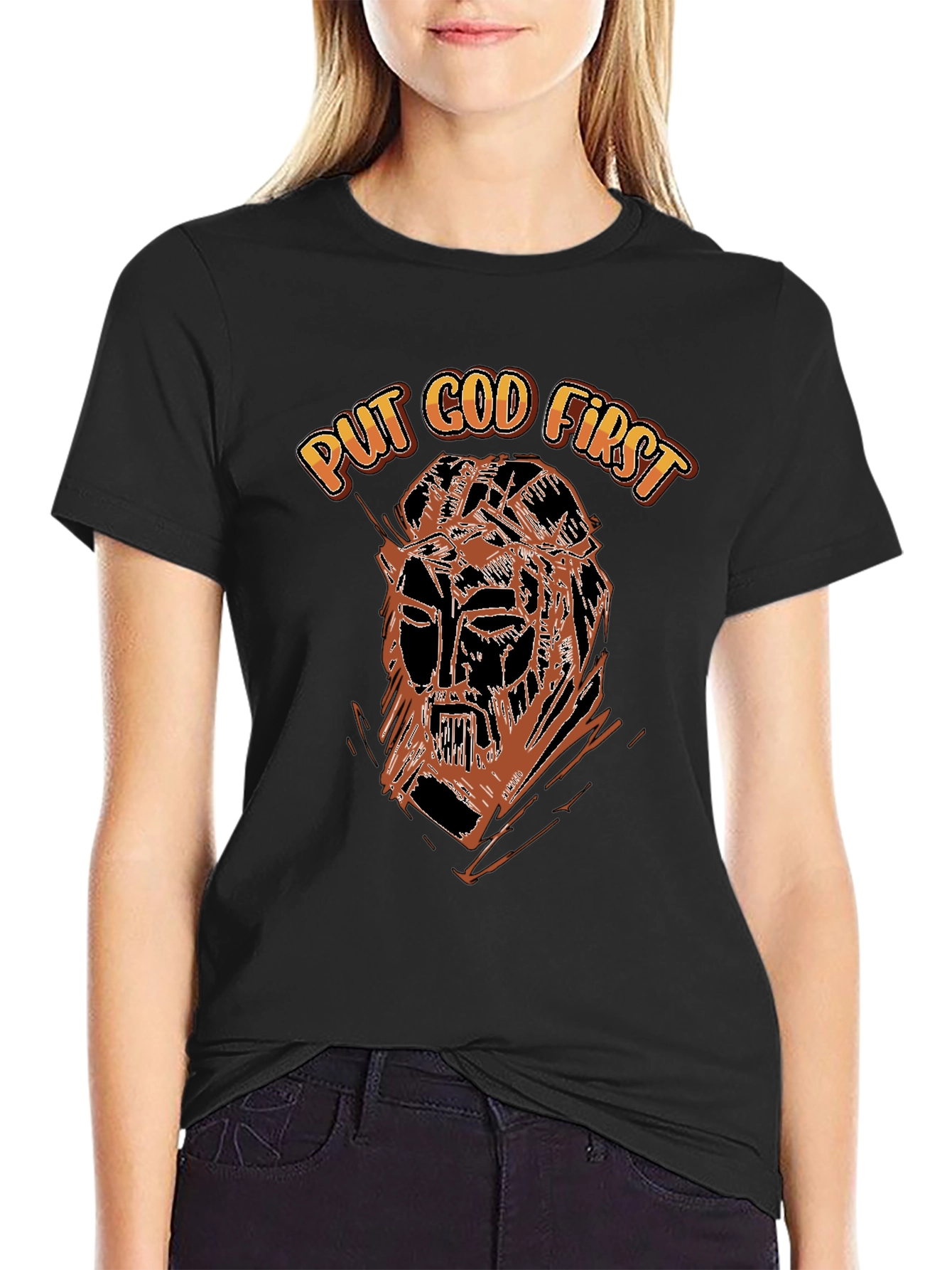 Put God First Graphic T-Shirt