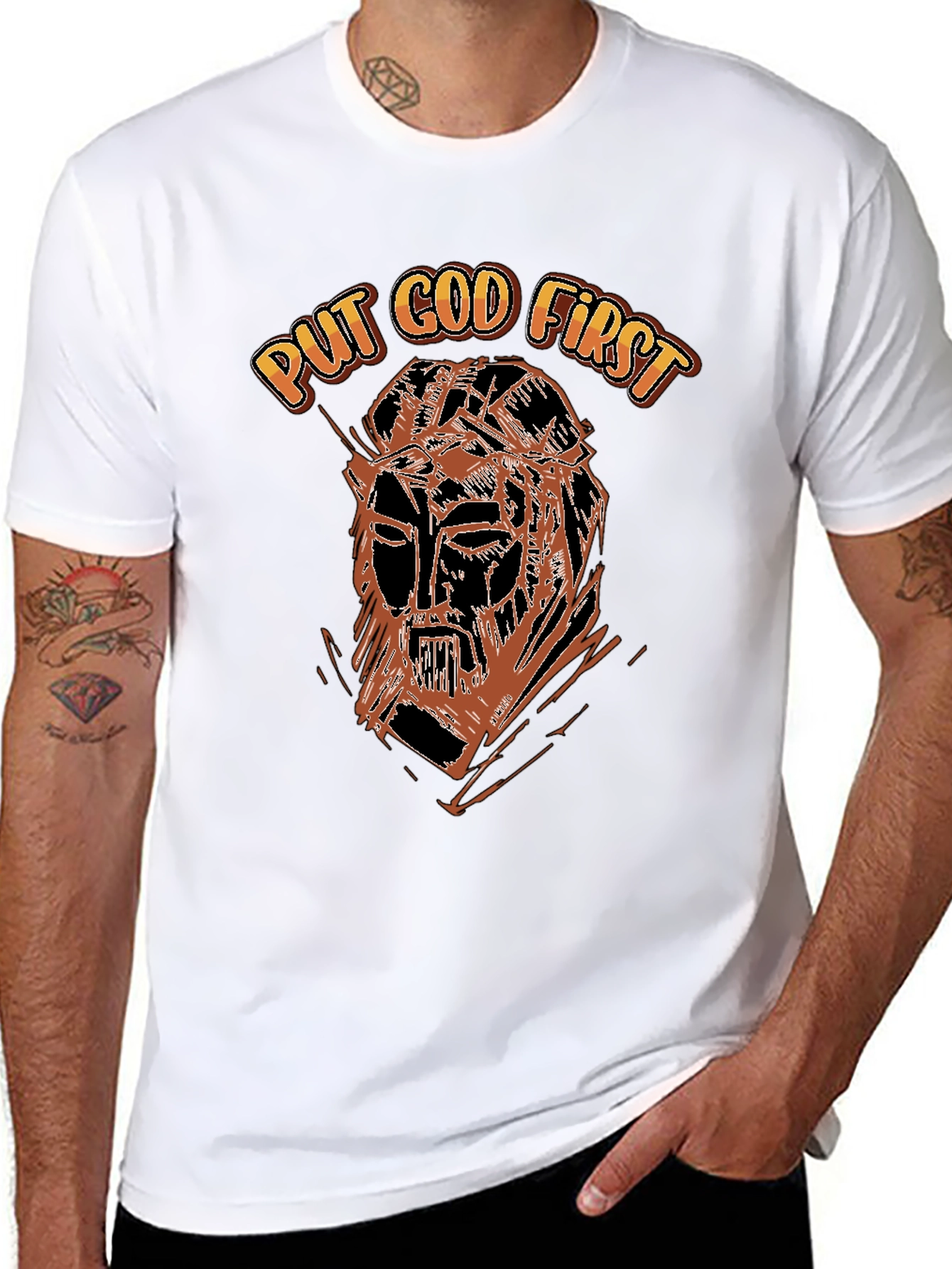 Put God First Graphic T-Shirt
