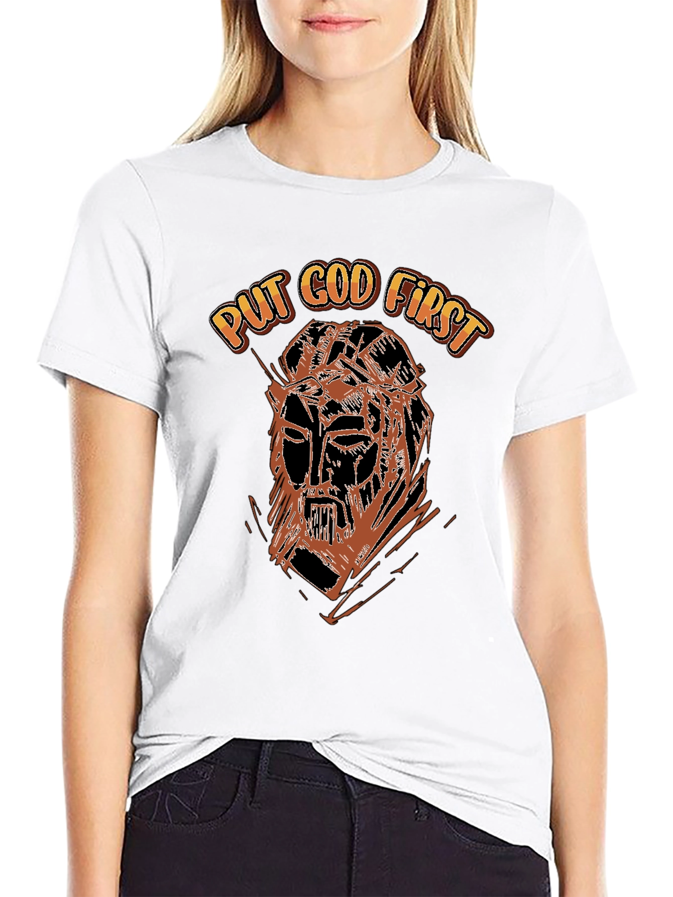 Put God First Graphic T-Shirt