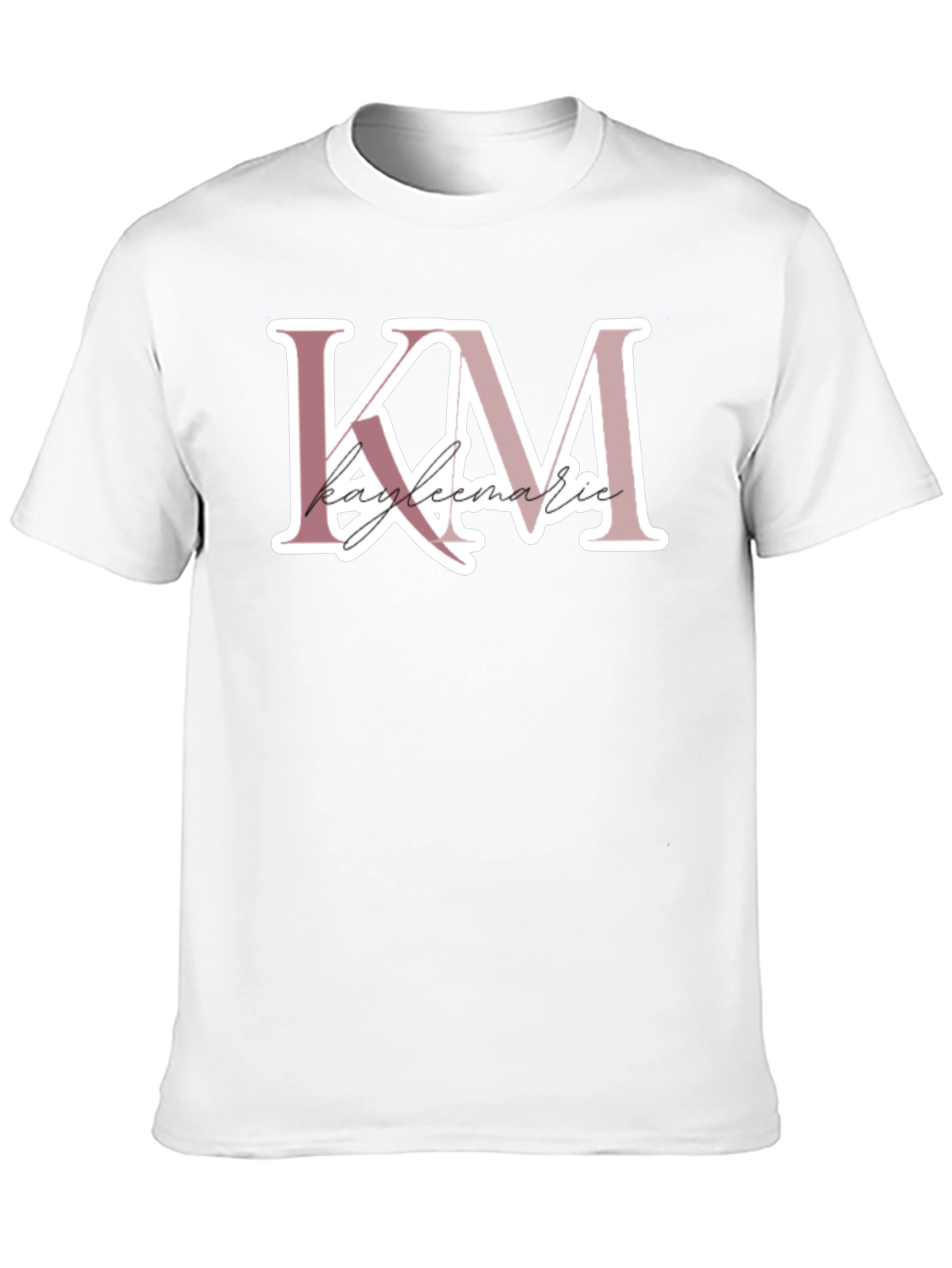 Kayleemarie Initials KM Black Tee