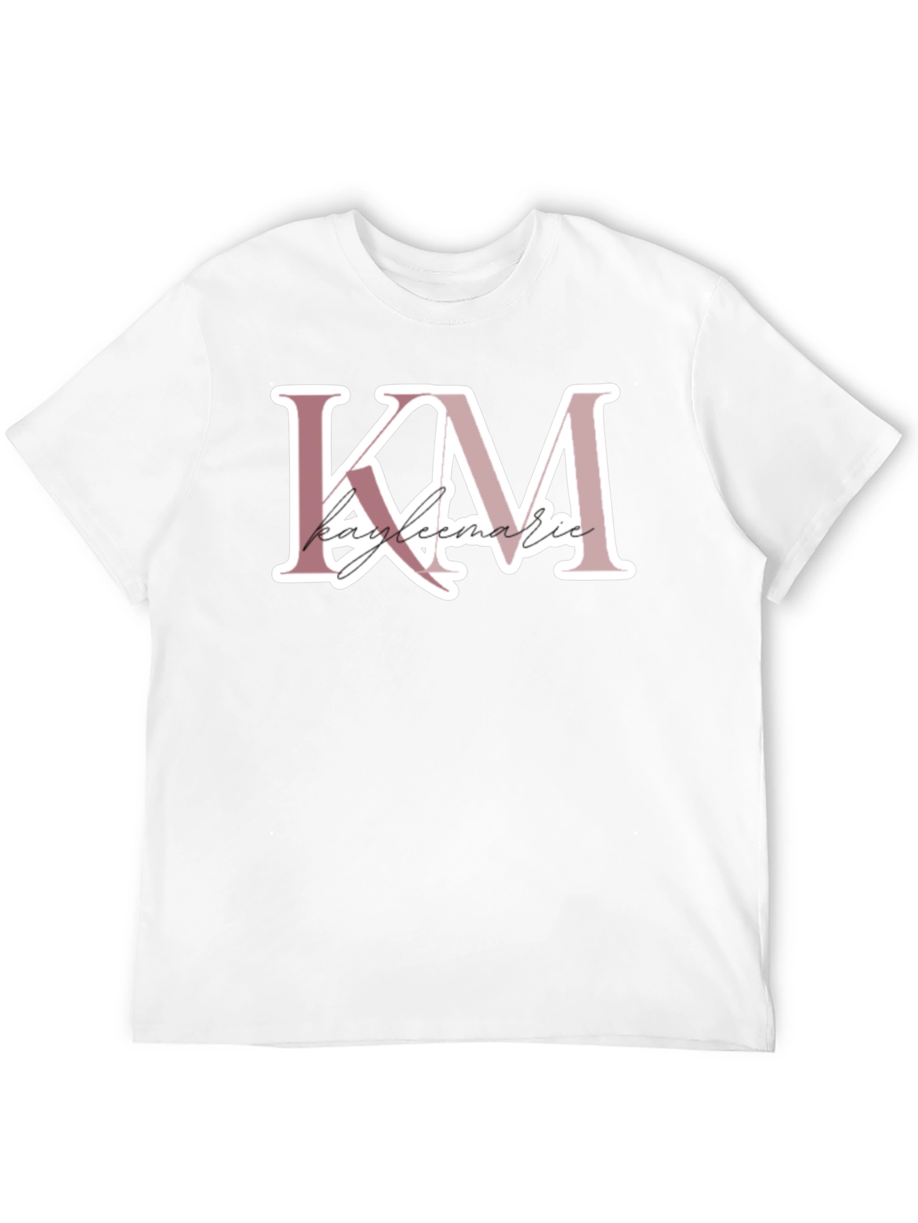 Kayleemarie Initials KM Black Tee