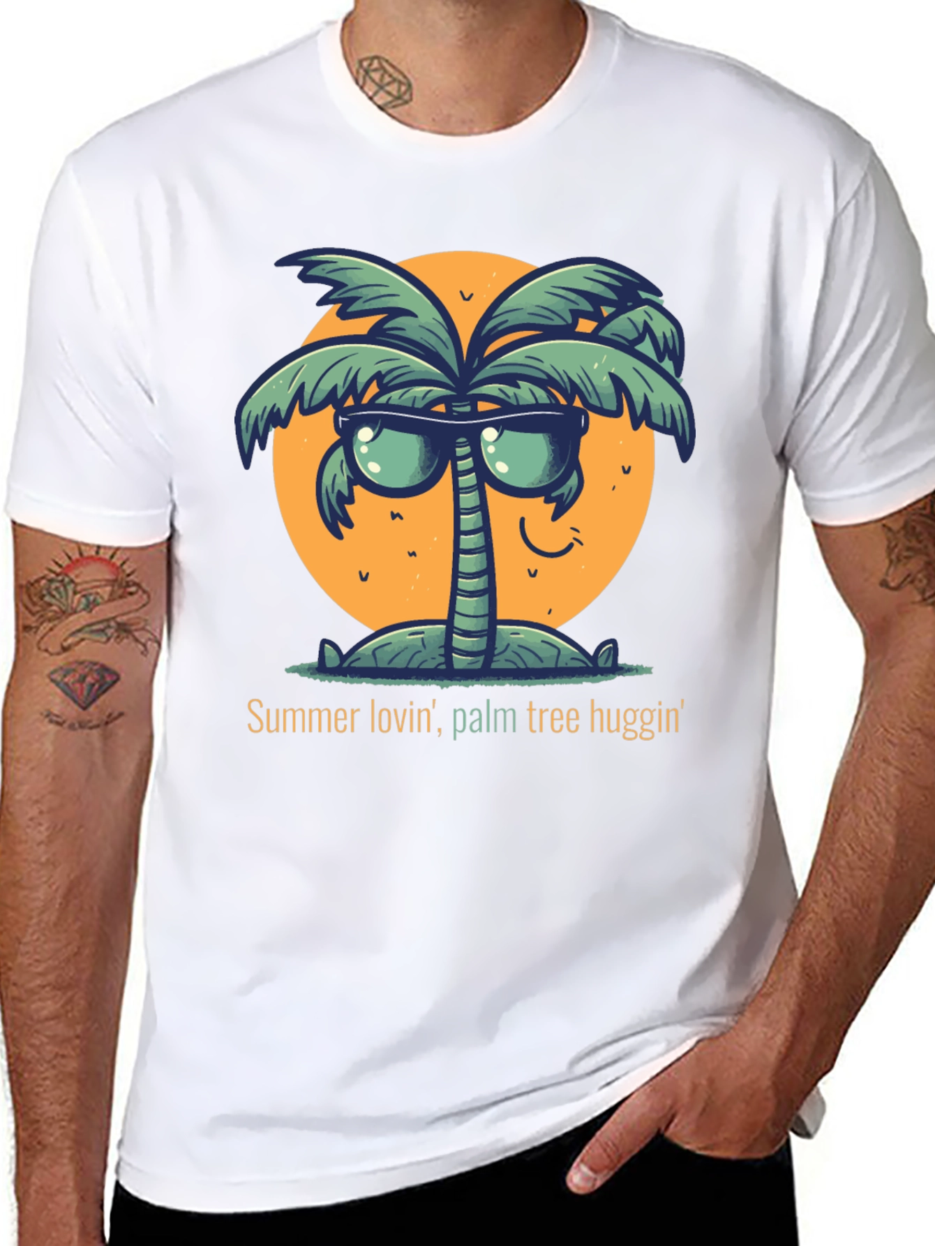 Summer Lovin Palm Tree Huggin T-Shirt