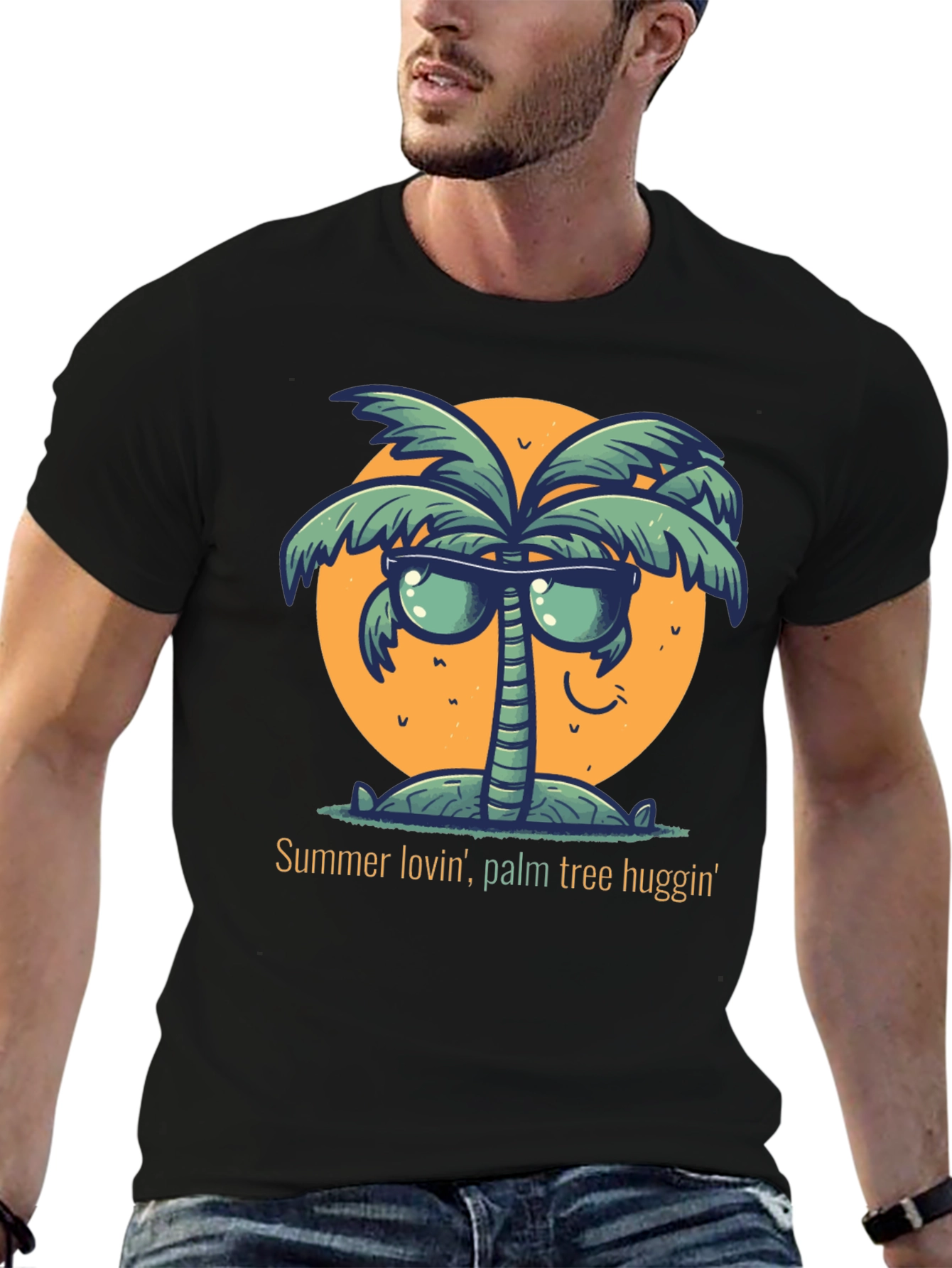 Summer Lovin Palm Tree Huggin T-Shirt