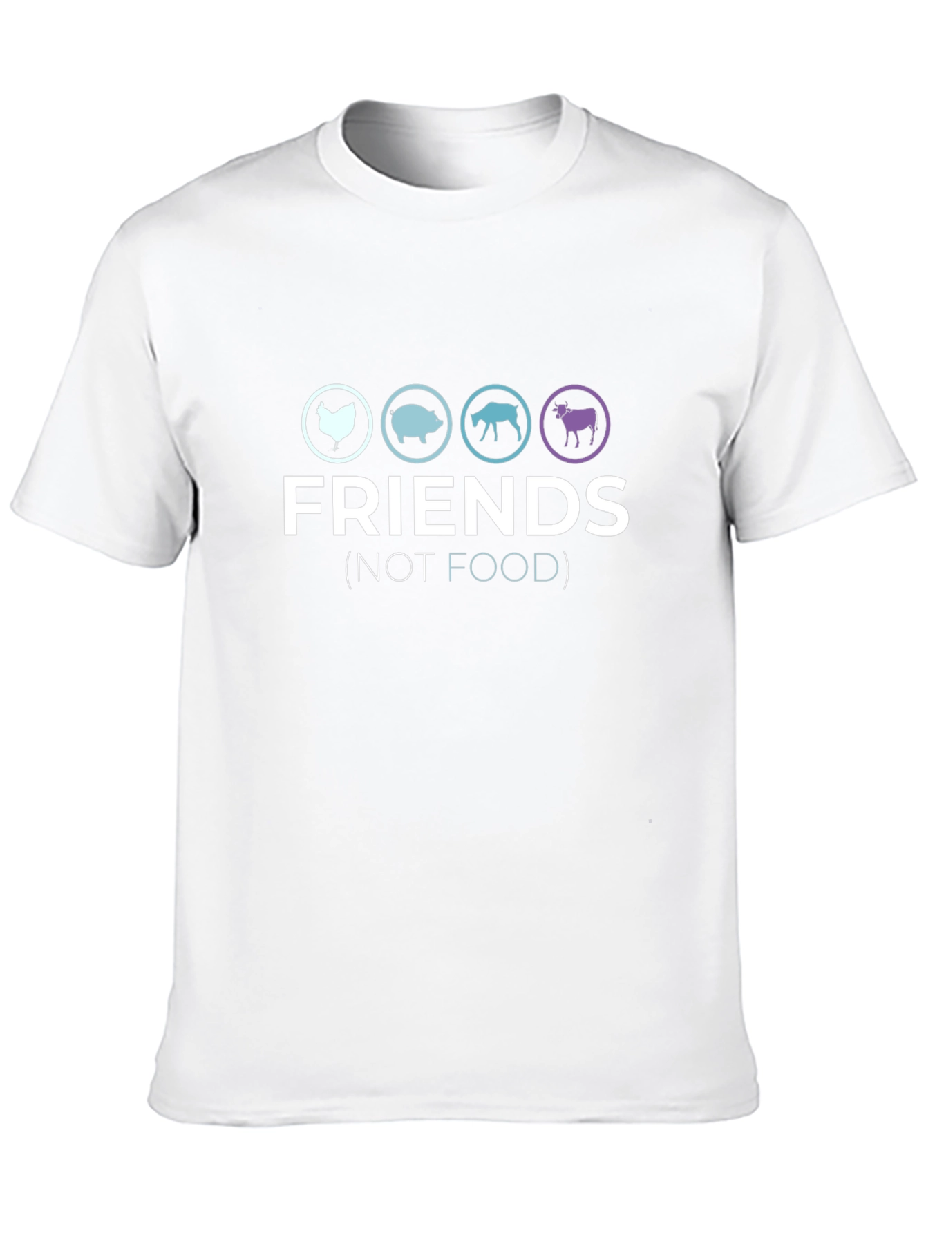 Friends Not Food Vegan T-Shirt