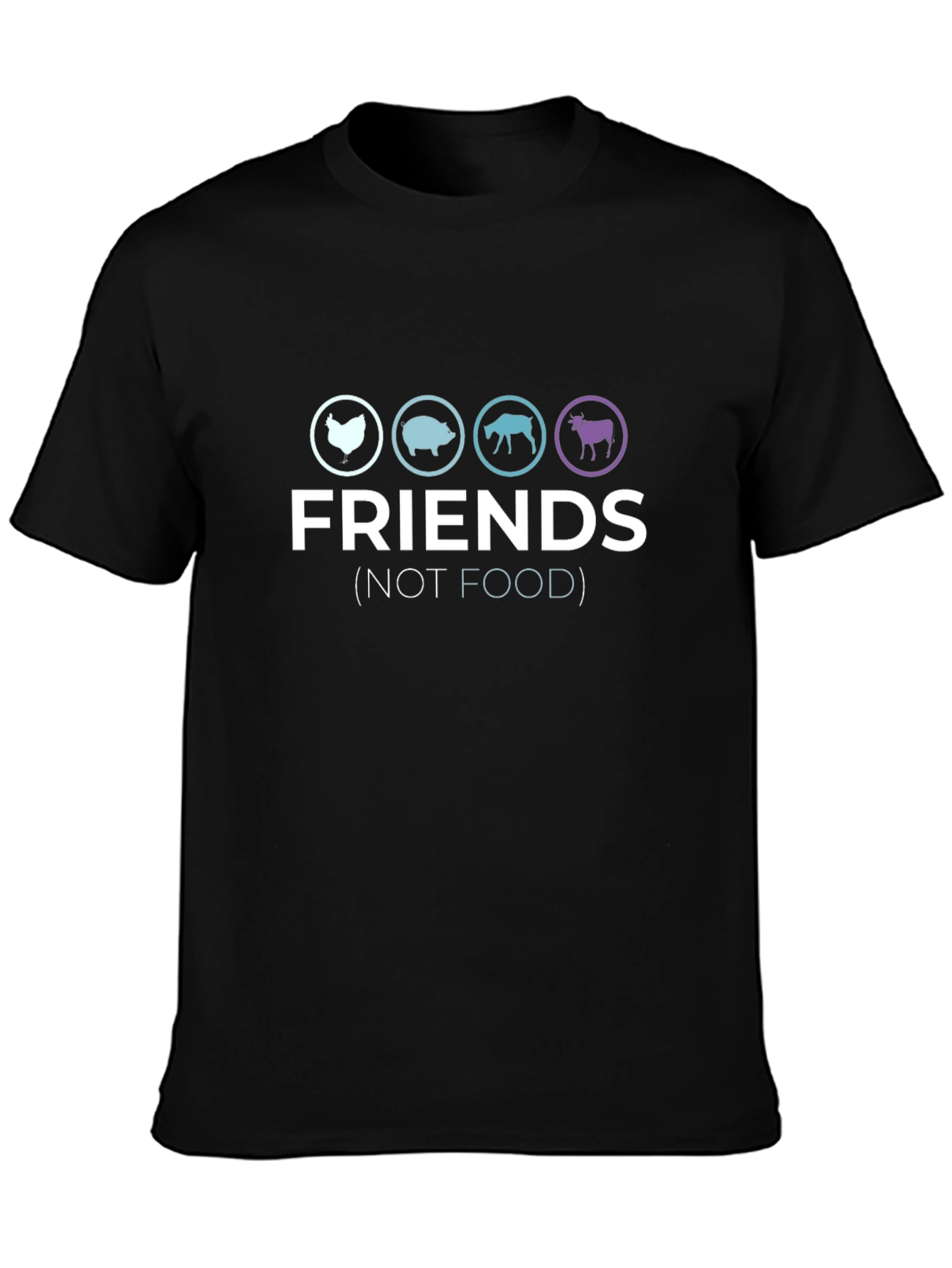 Friends Not Food Vegan T-Shirt