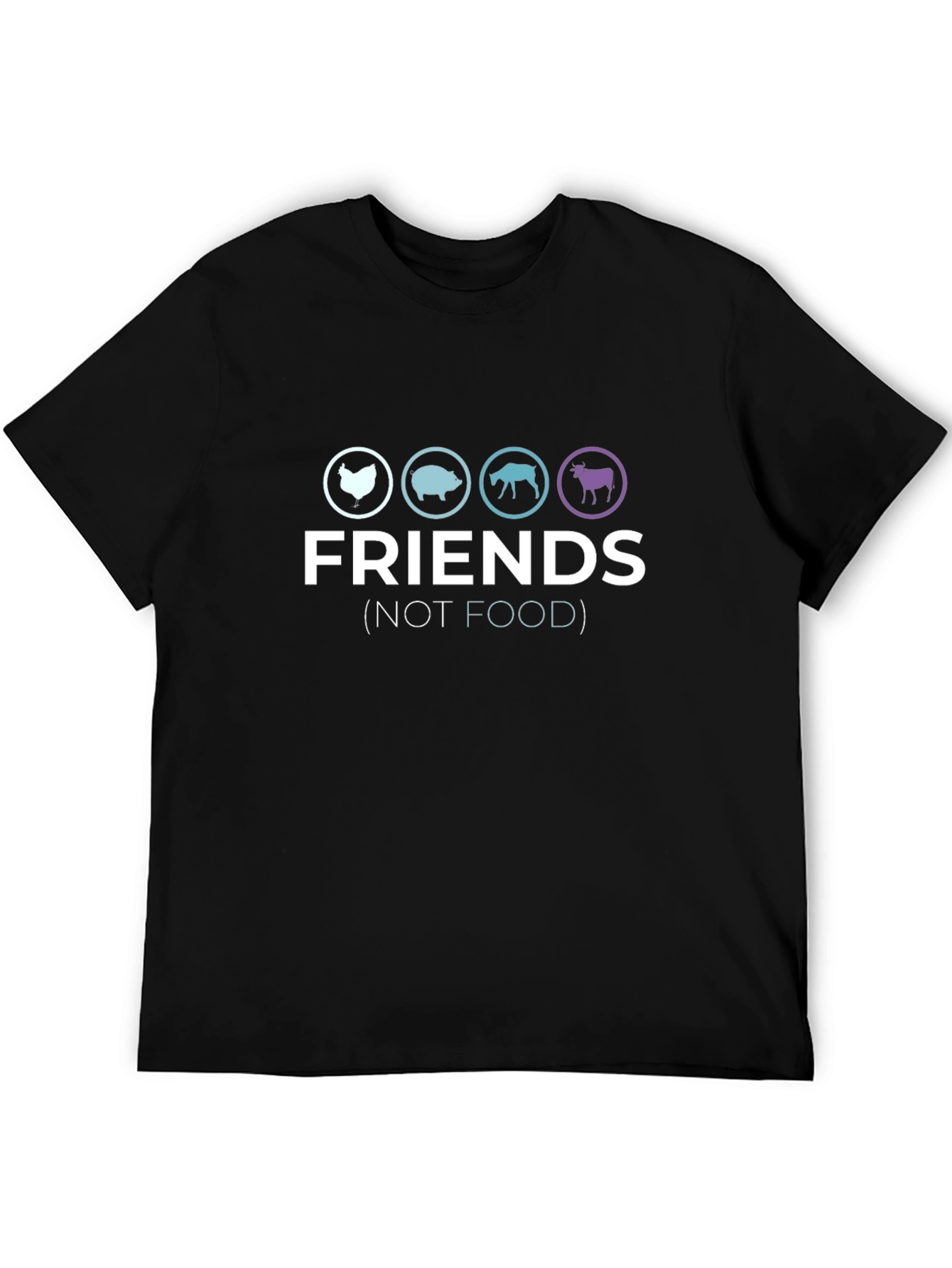 Friends Not Food Vegan T-Shirt