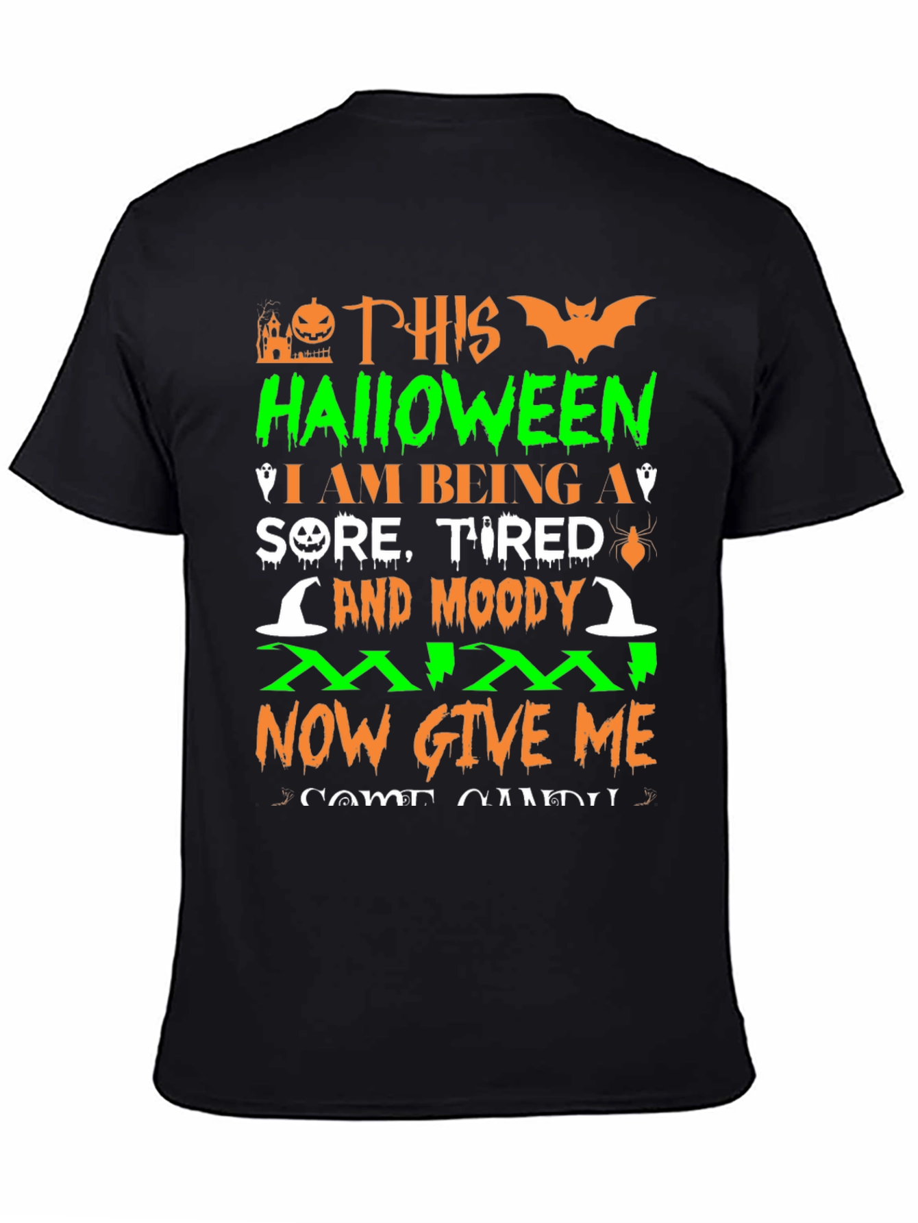 Halloween Sore Tired Moody T-Shirt