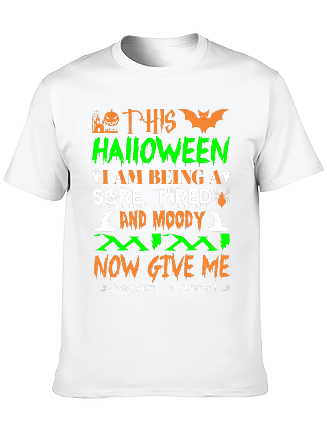 Halloween Sore Tired Moody T-Shirt