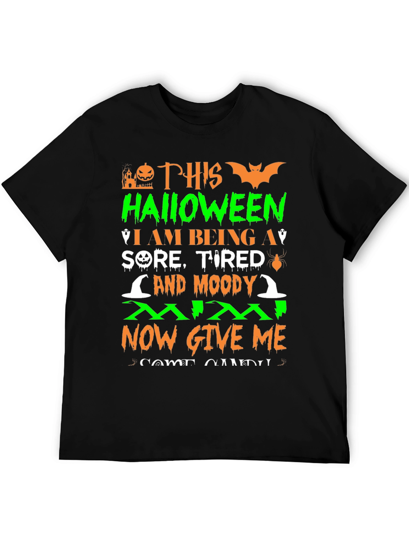 Halloween Sore Tired Moody T-Shirt