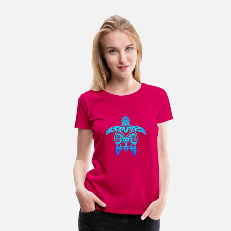 Ocean Blue Tribal Hawaiian Sea Turtle