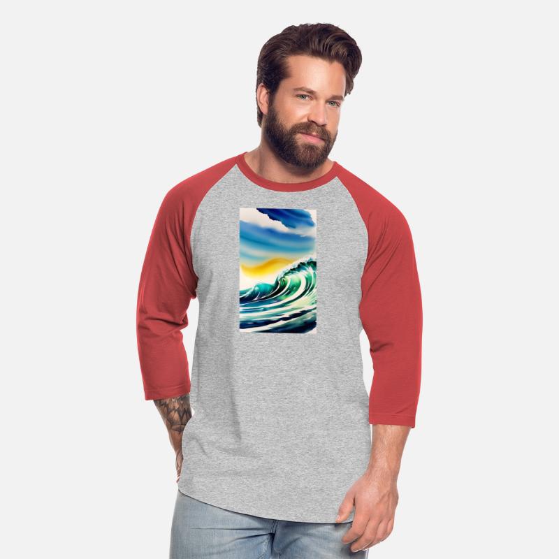 Ocean Waves Painting Design