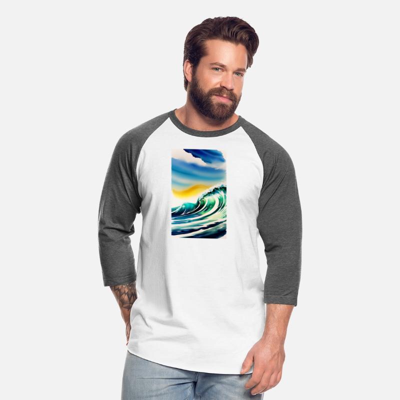 Ocean Waves Painting Design