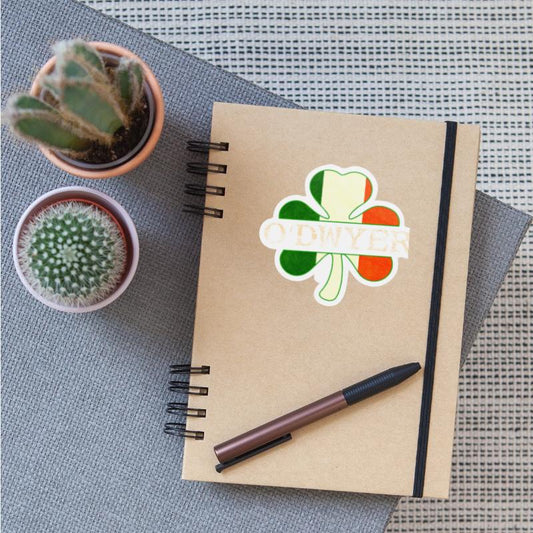 O'dwyer Irish Surname Ireland Flag Shamrock