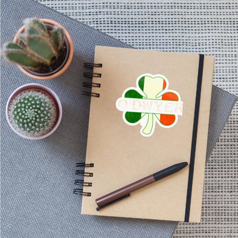O'dwyer Irish Surname Ireland Flag Shamrock