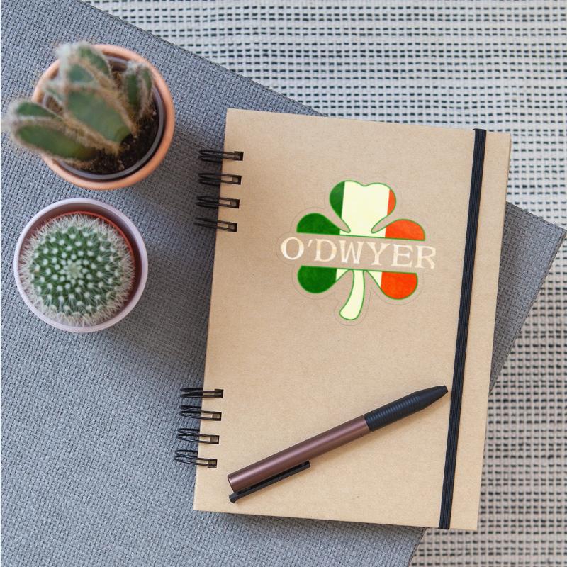 O'dwyer Irish Surname Ireland Flag Shamrock
