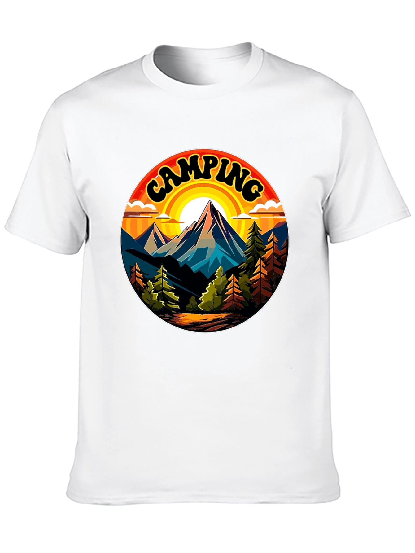 Camping Graphic Tee - Nature Adventure Shirt