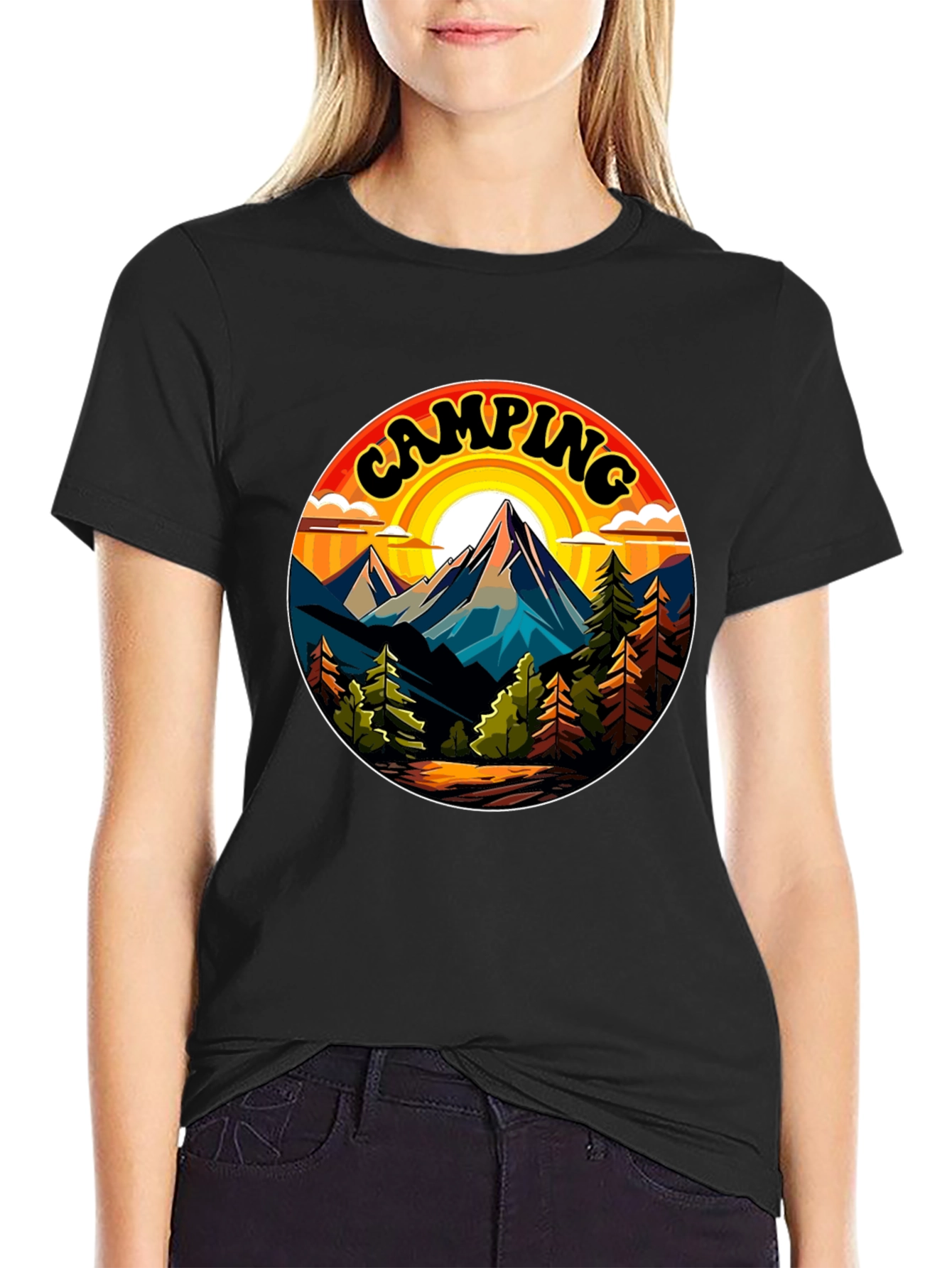 Camping Graphic Tee - Nature Adventure Shirt