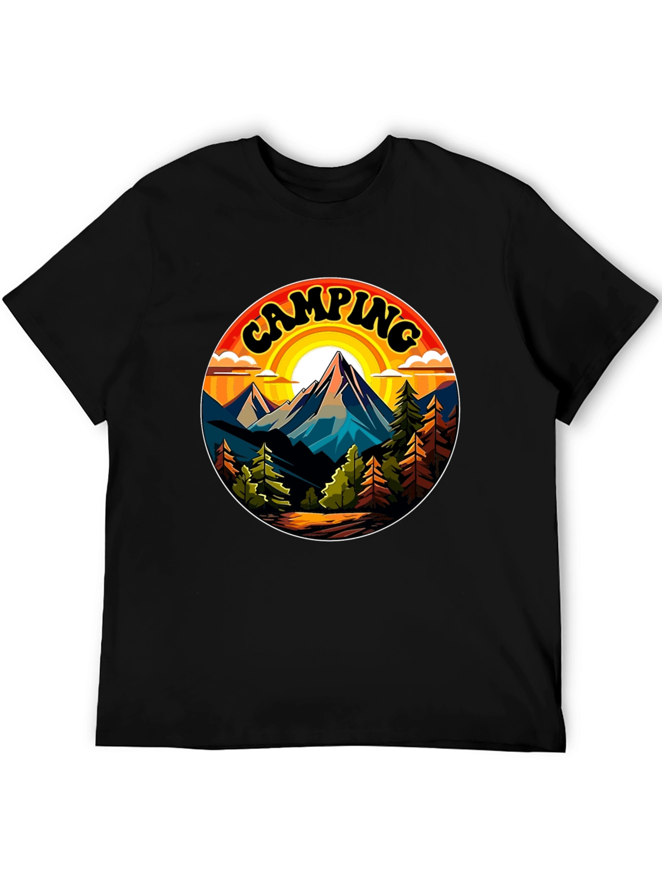 Camping Graphic Tee - Nature Adventure Shirt