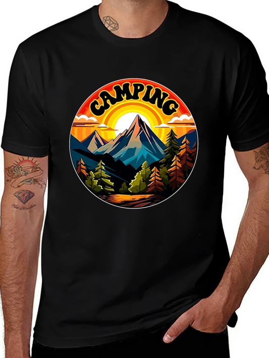 Camping Graphic Tee - Nature Adventure Shirt