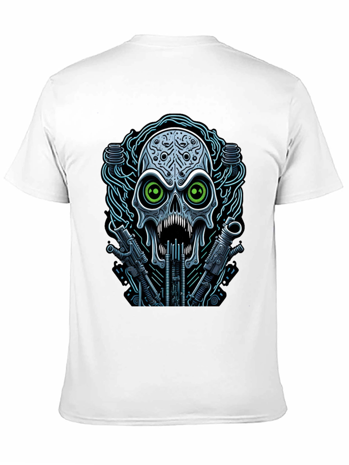 Cyberpunk Skull Graphic Tee