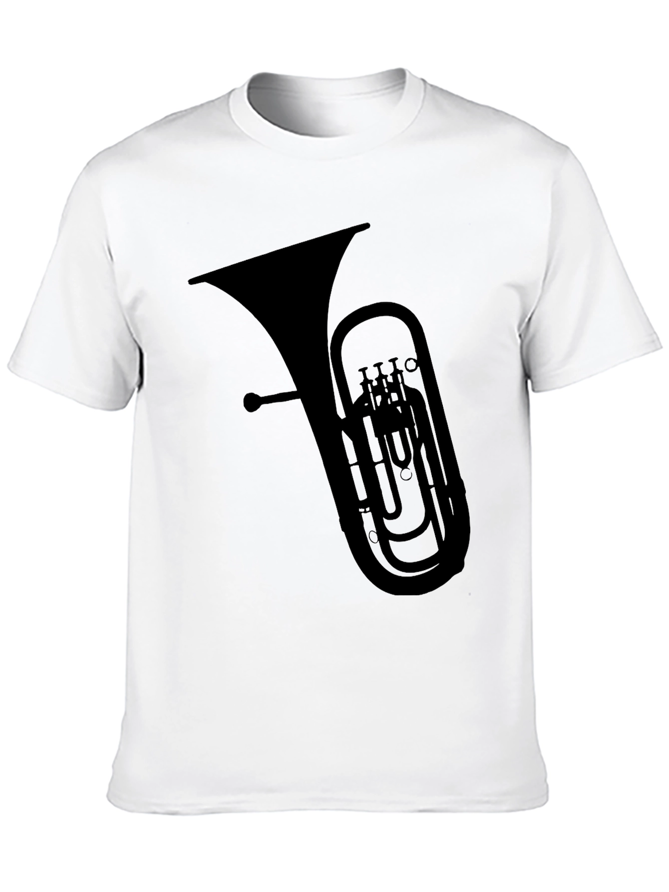 Euphonium Graphic Tee - Black Cotton T-Shirt