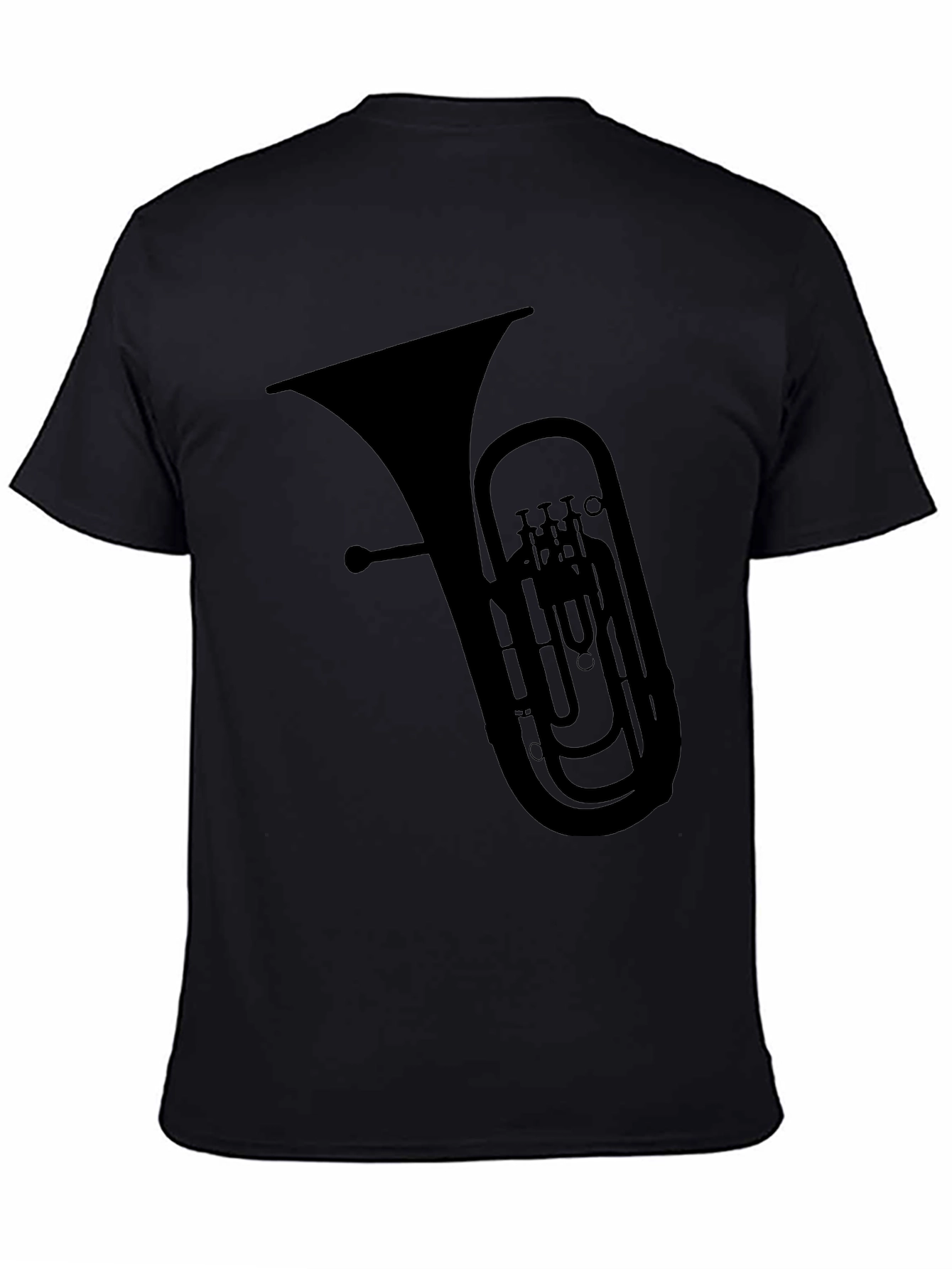 Euphonium Graphic Tee - Black Cotton T-Shirt