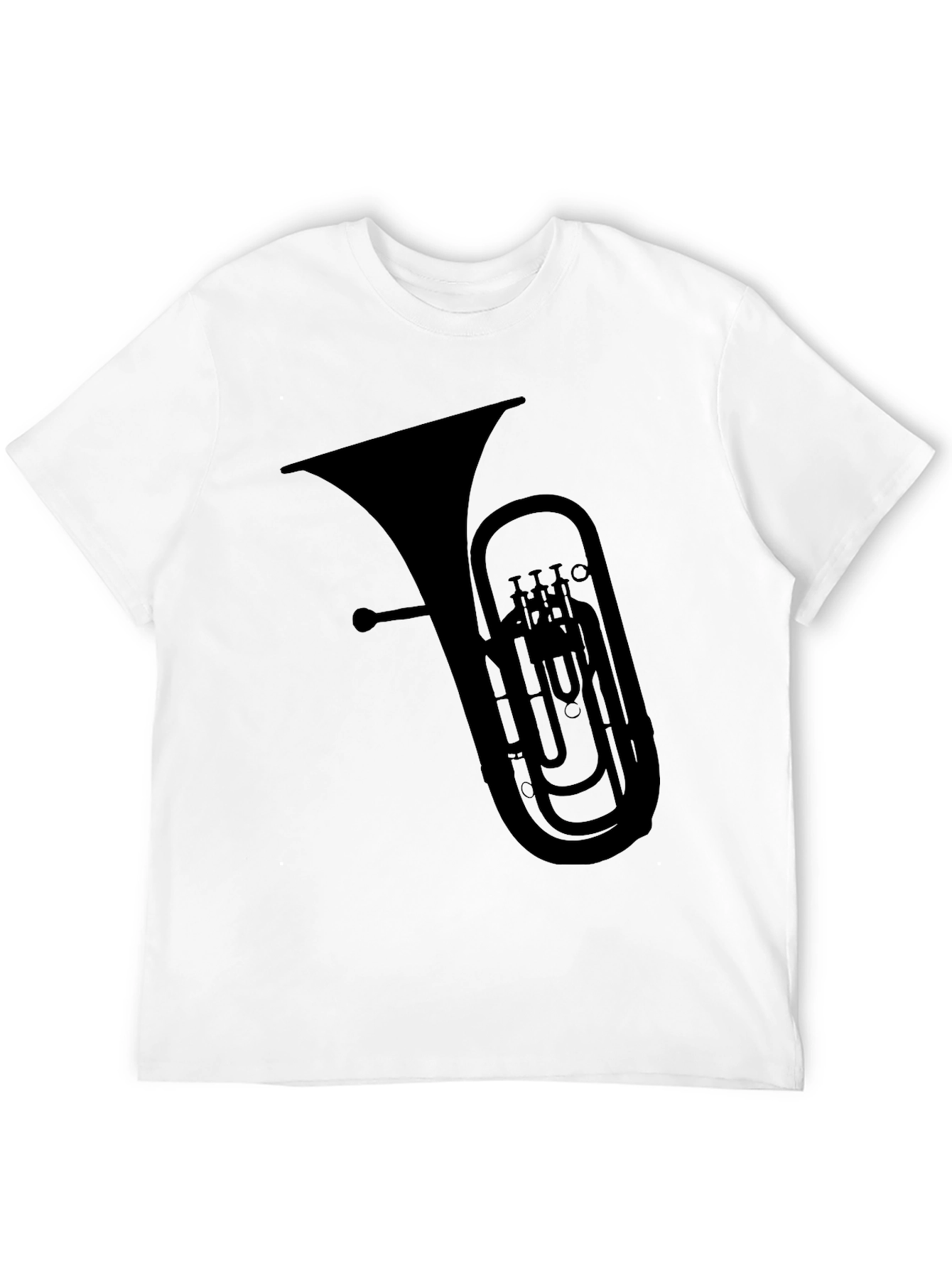 Euphonium Graphic Tee - Black Cotton T-Shirt