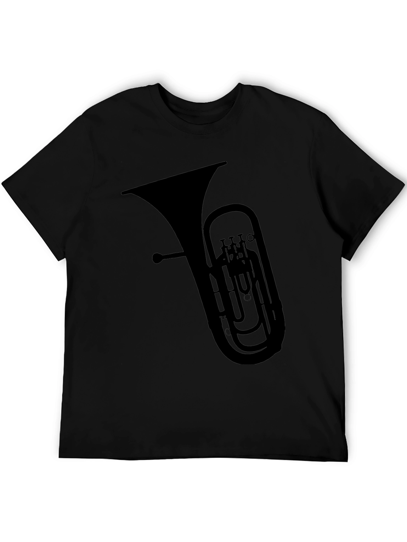 Euphonium Graphic Tee - Black Cotton T-Shirt
